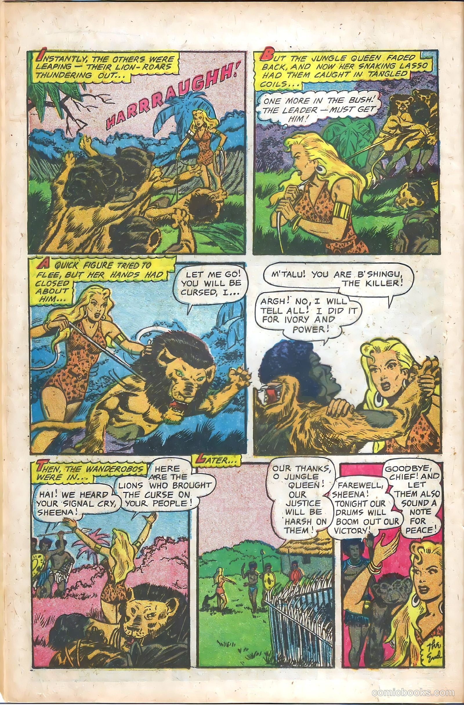 Sheena, Queen of the Jungle #9 (1958) — page 16 of 36