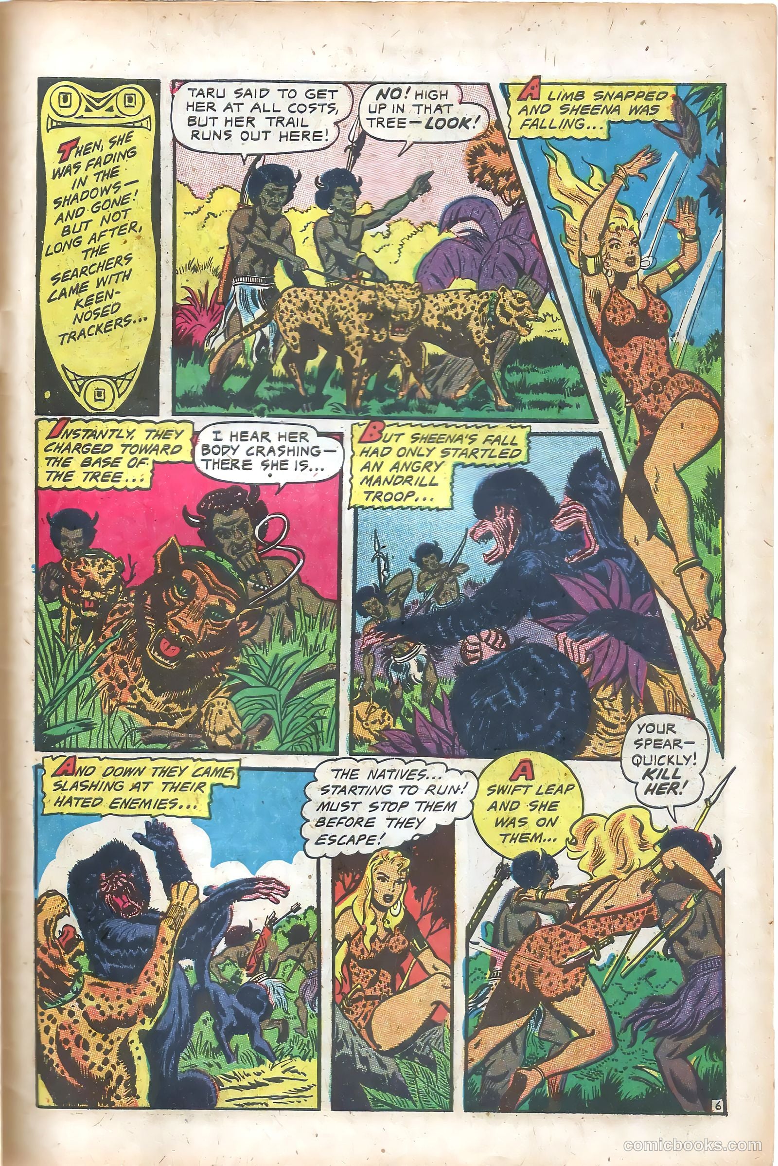 Sheena, Queen of the Jungle #9 (1958) — page 31 of 36
