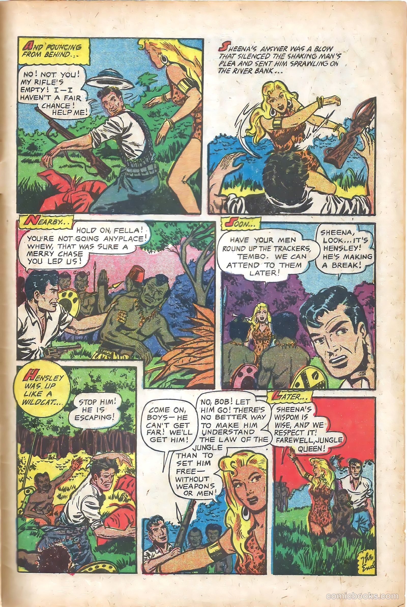 Sheena, Queen of the Jungle #9 (1958) — page 33 of 36