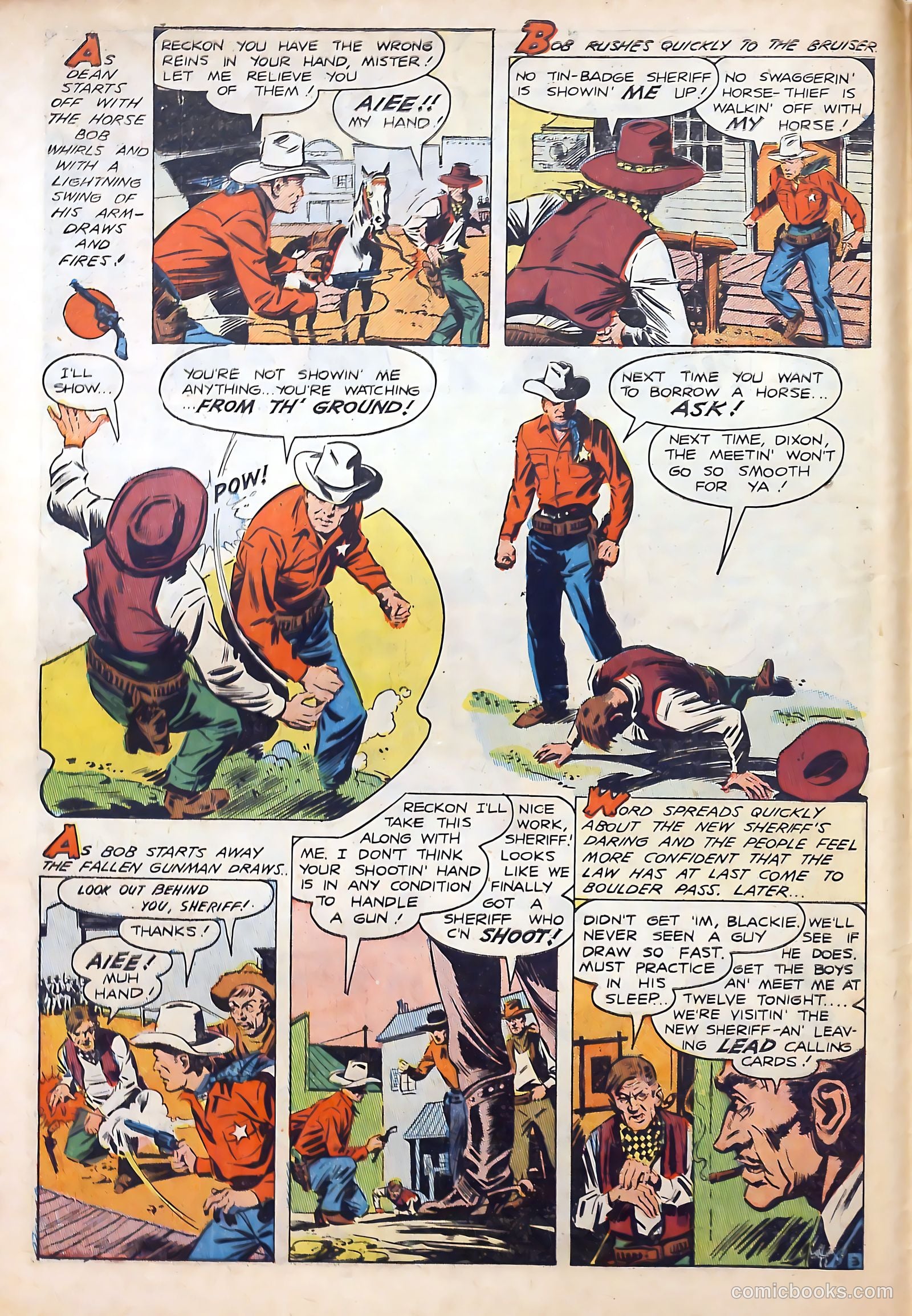 Sheriff Bob Dixon's Chuck Wagon #1 (1950) — page 6 of 36