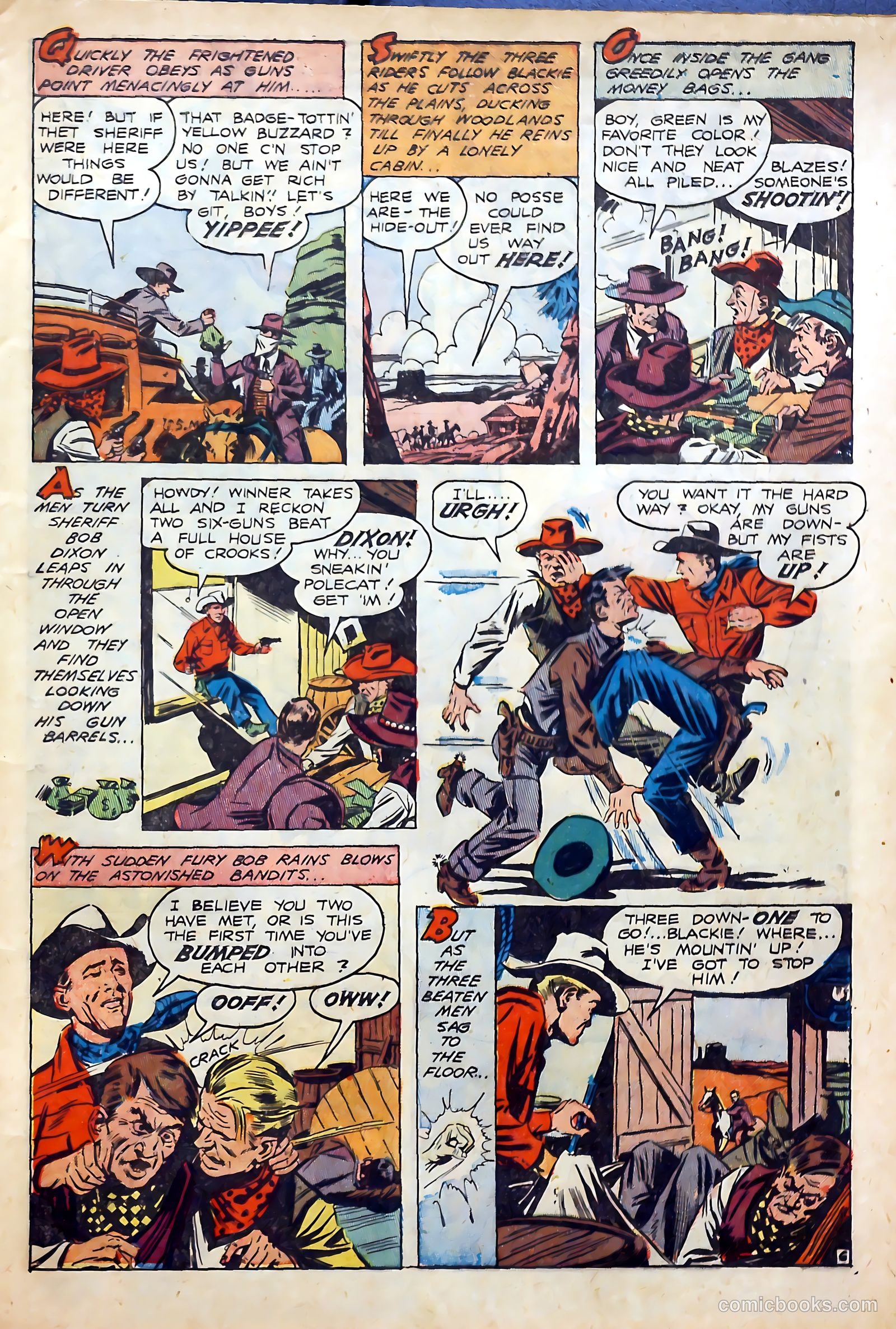 Sheriff Bob Dixon's Chuck Wagon #1 (1950) — page 9 of 36