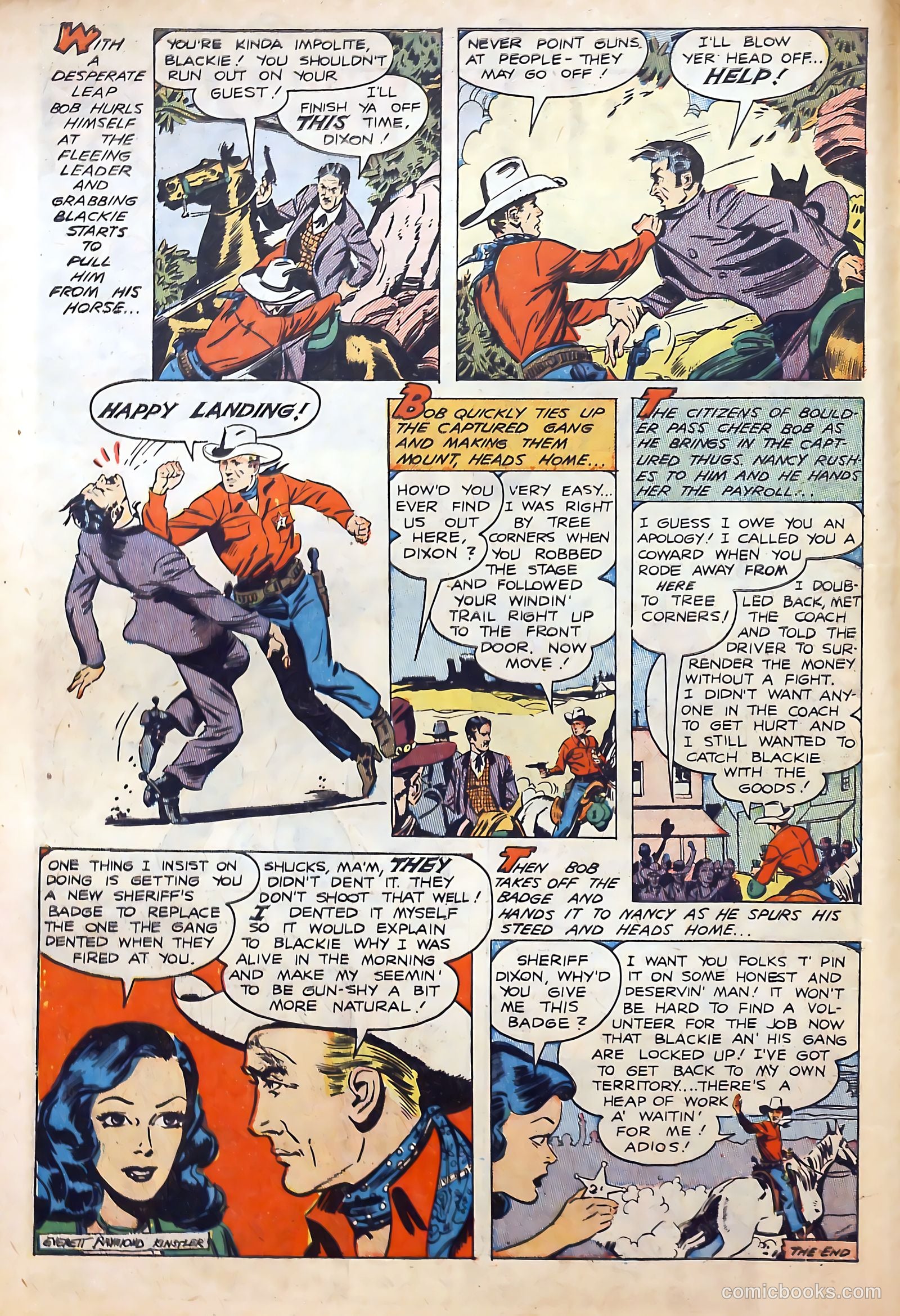 Sheriff Bob Dixon's Chuck Wagon #1 (1950) — page 10 of 36