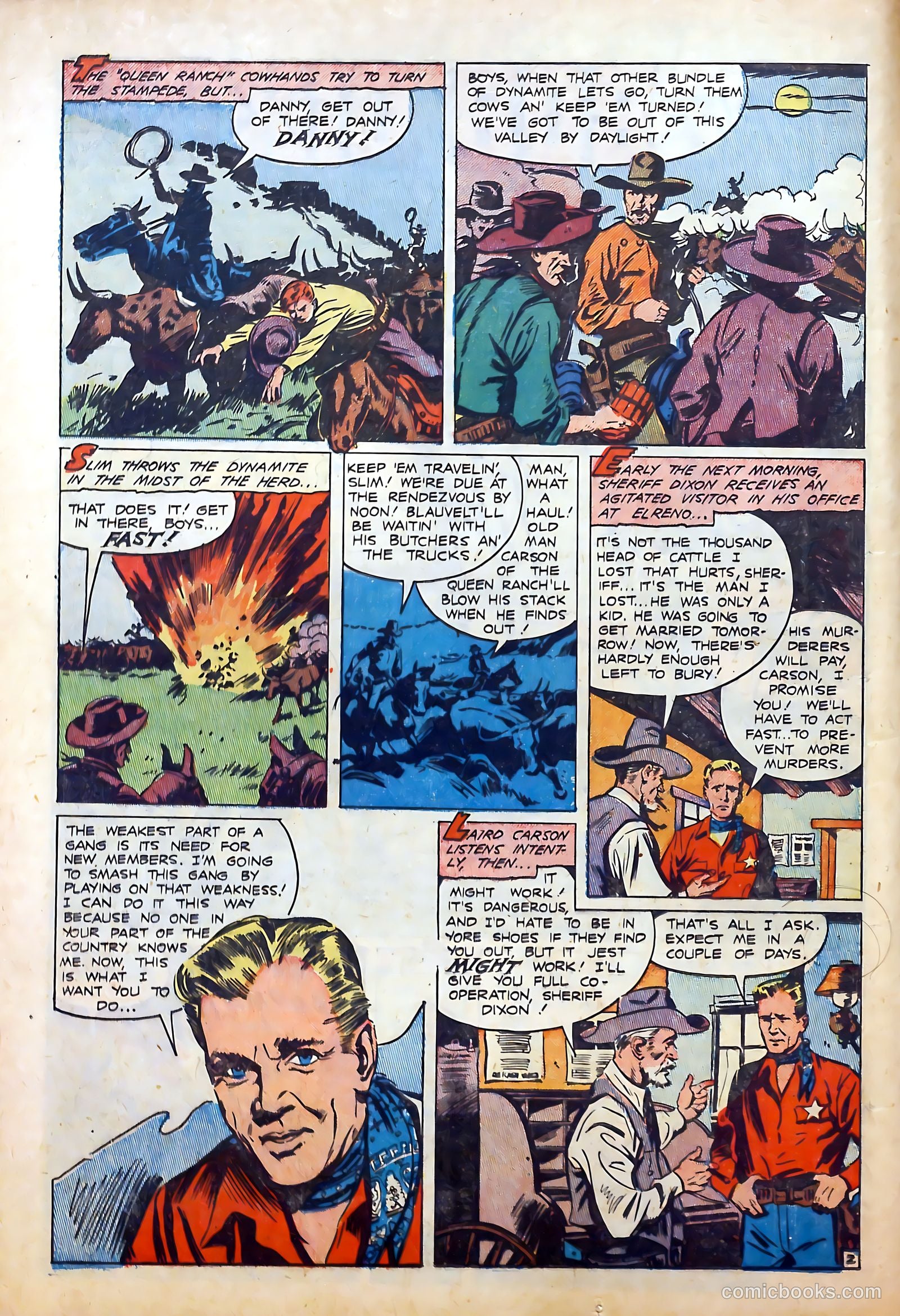 Sheriff Bob Dixon's Chuck Wagon #1 (1950) — page 12 of 36