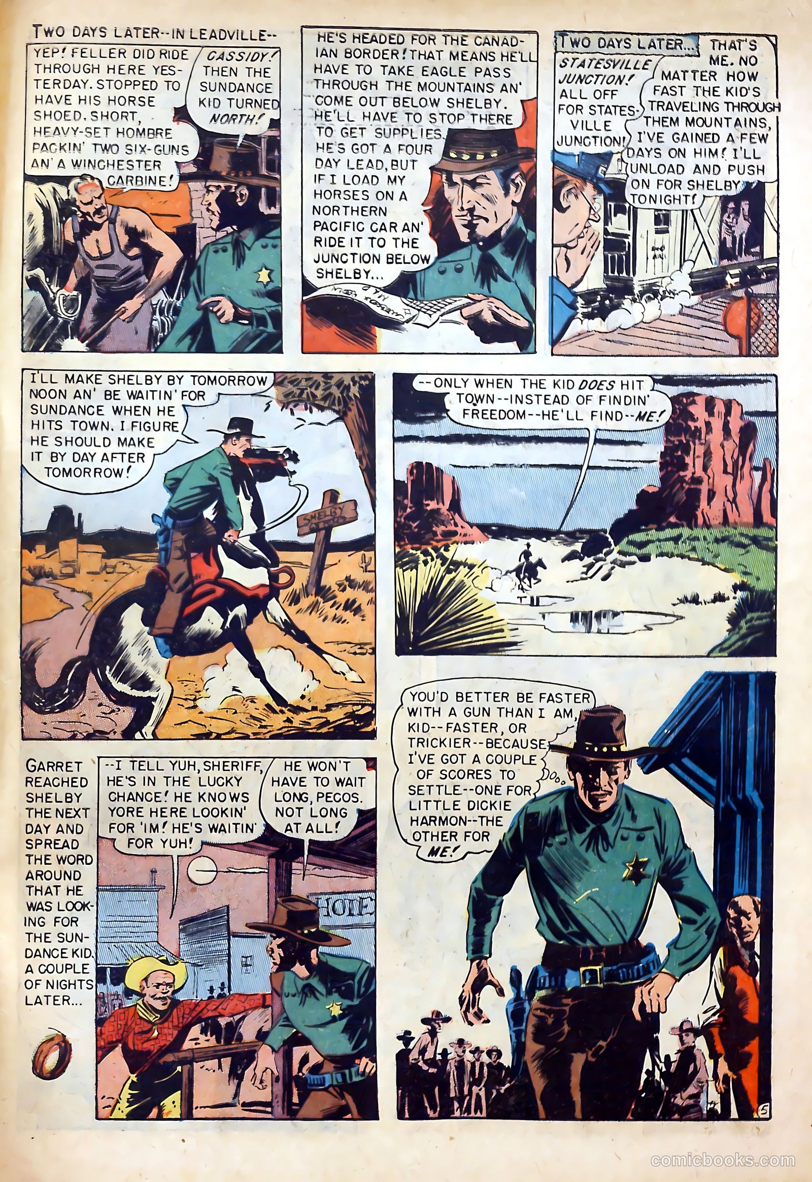 Sheriff Bob Dixon's Chuck Wagon #1 (1950) — page 31 of 36