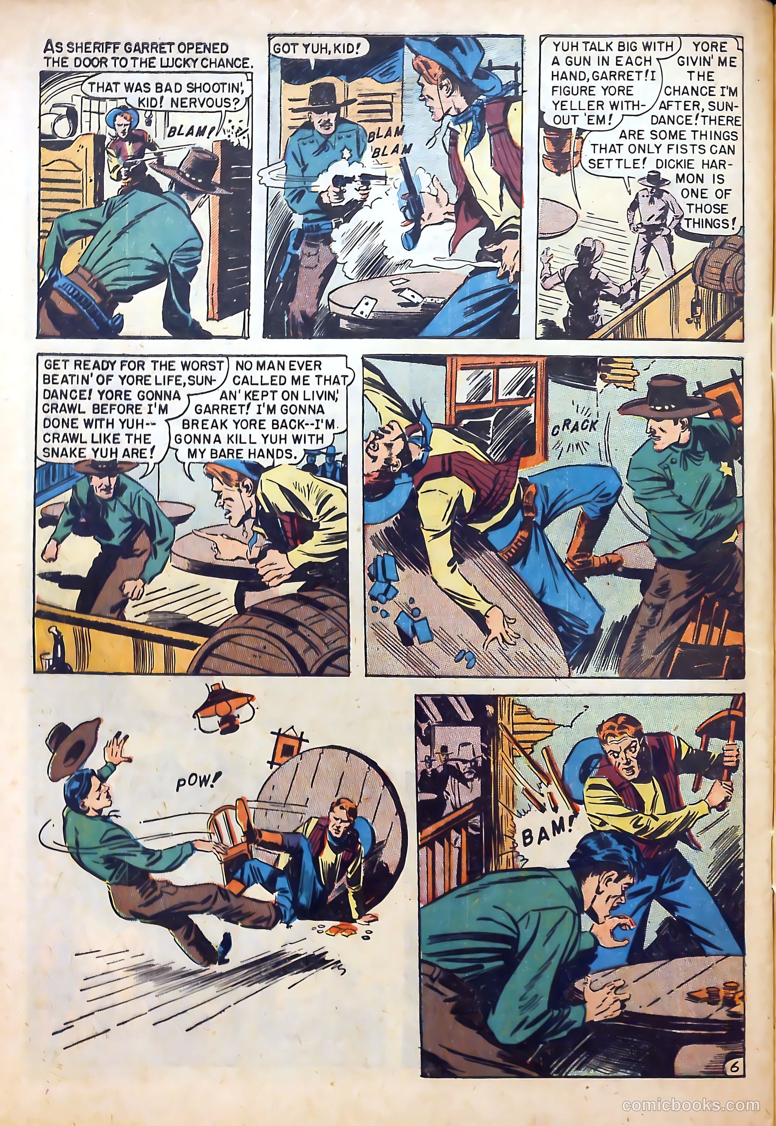 Sheriff Bob Dixon's Chuck Wagon #1 (1950) — page 32 of 36
