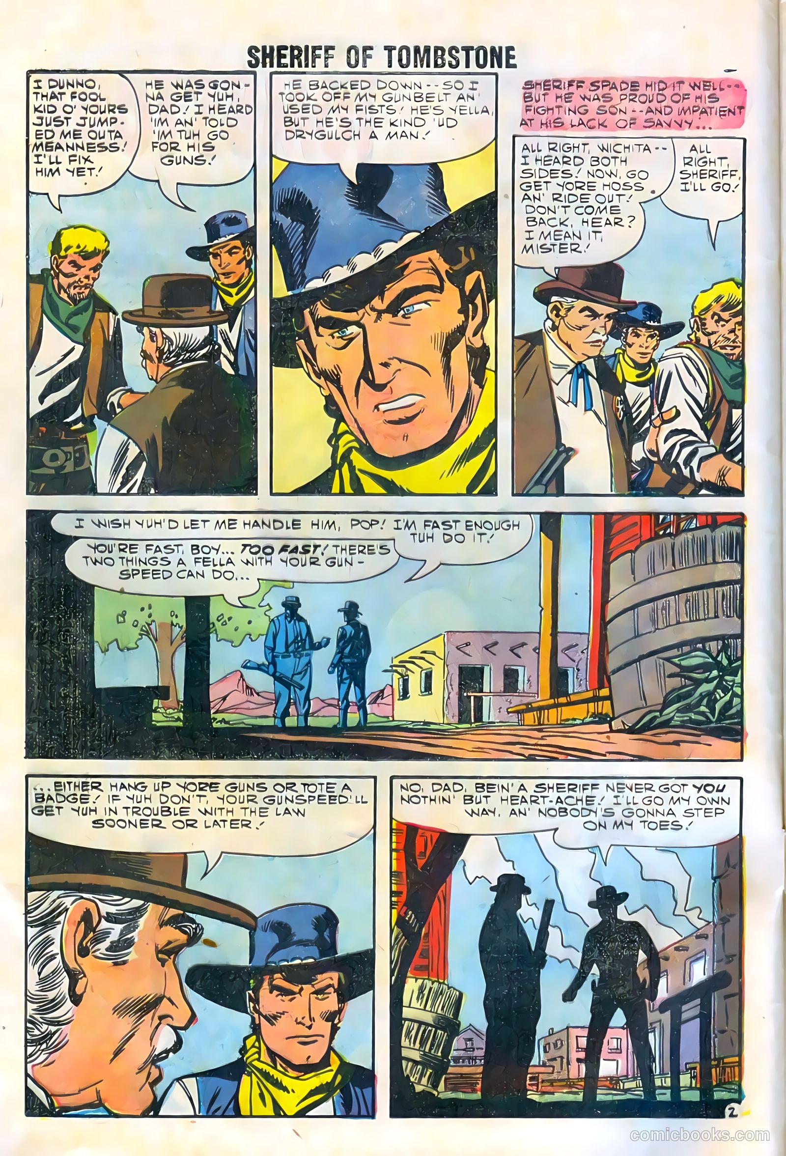 Sheriff of Tombstone #1 (1958) — page 4 of 36