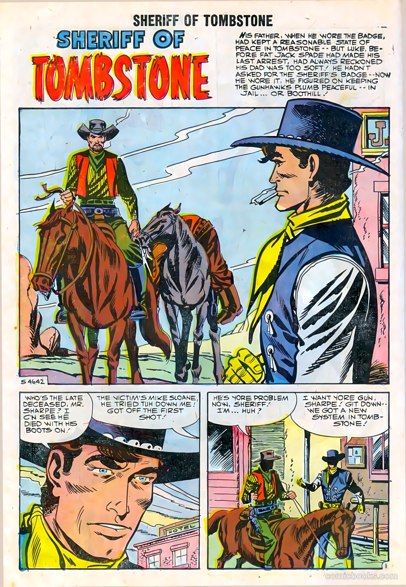 Sheriff of Tombstone #1 (1958) — page 14 of 36