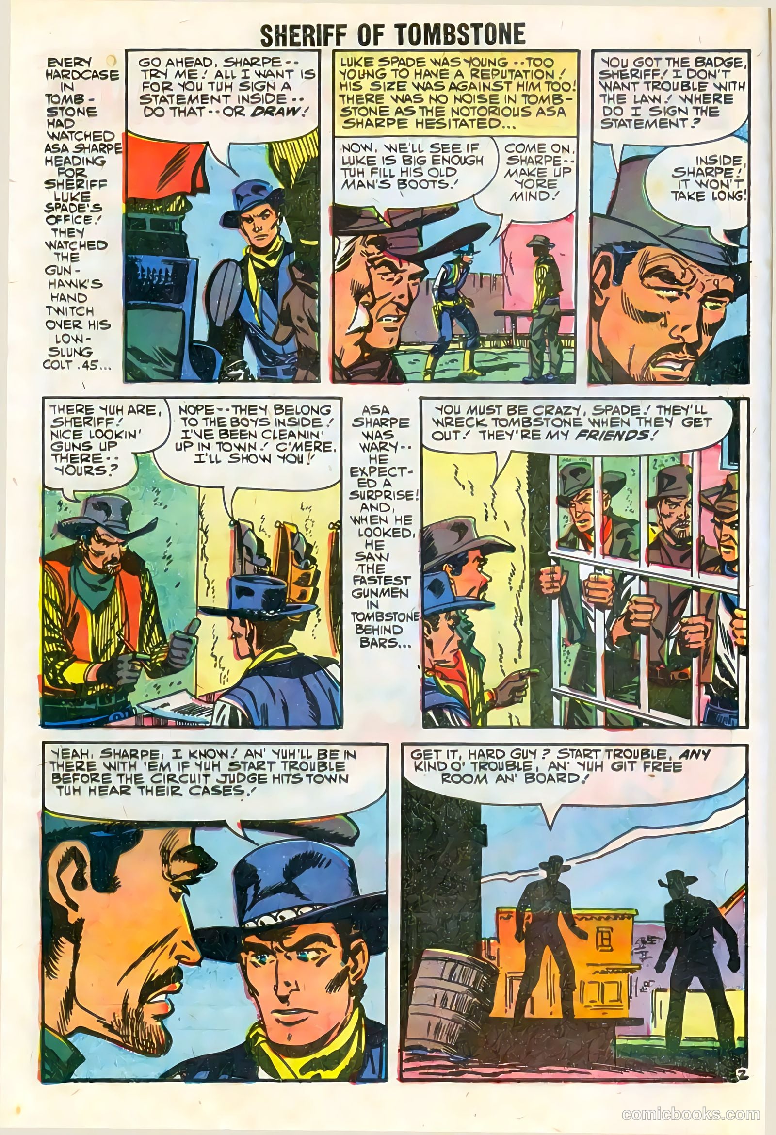 Sheriff of Tombstone #1 (1958) — page 16 of 36