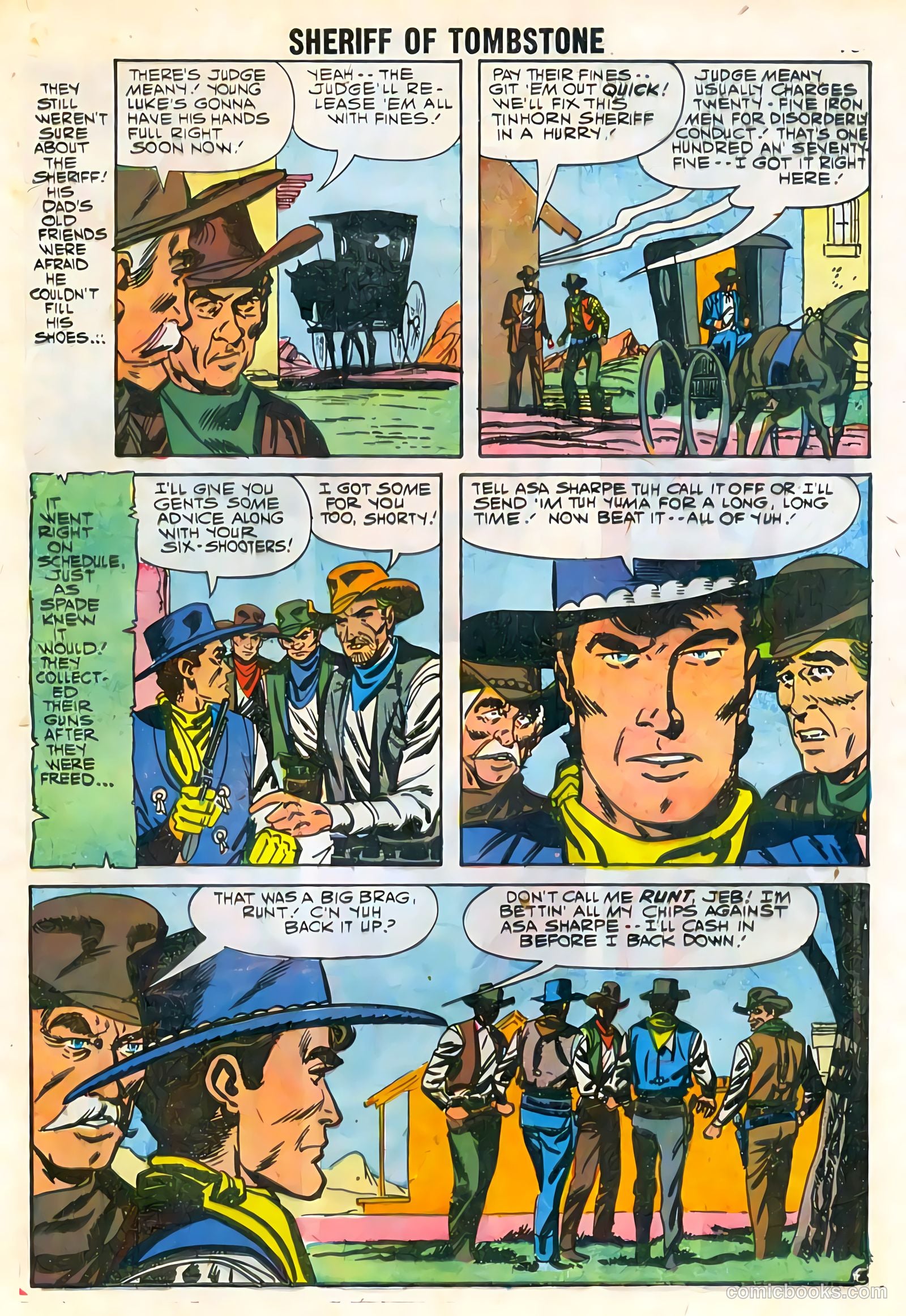 Sheriff of Tombstone #1 (1958) — page 17 of 36