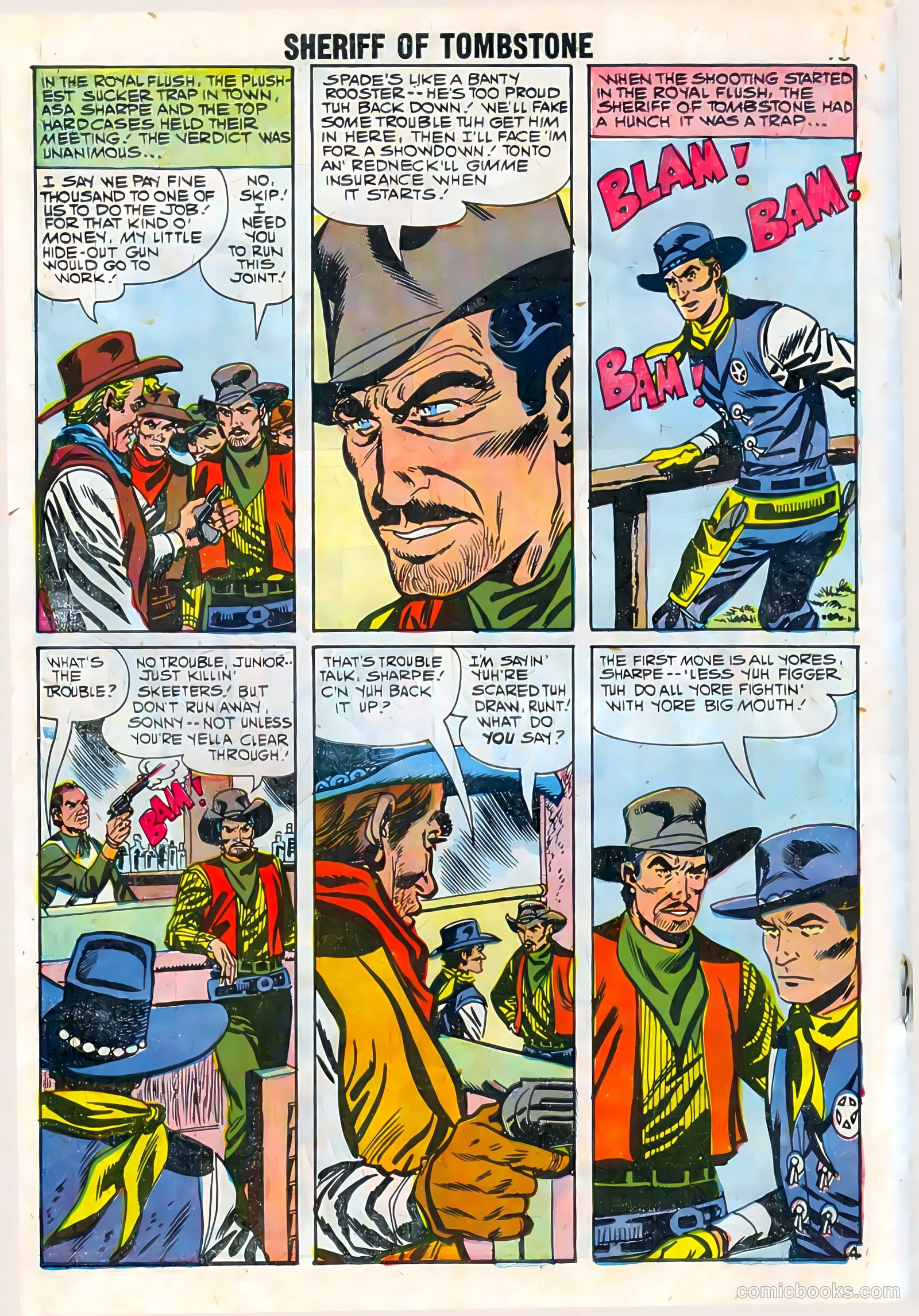 Sheriff of Tombstone #1 (1958) — page 18 of 36