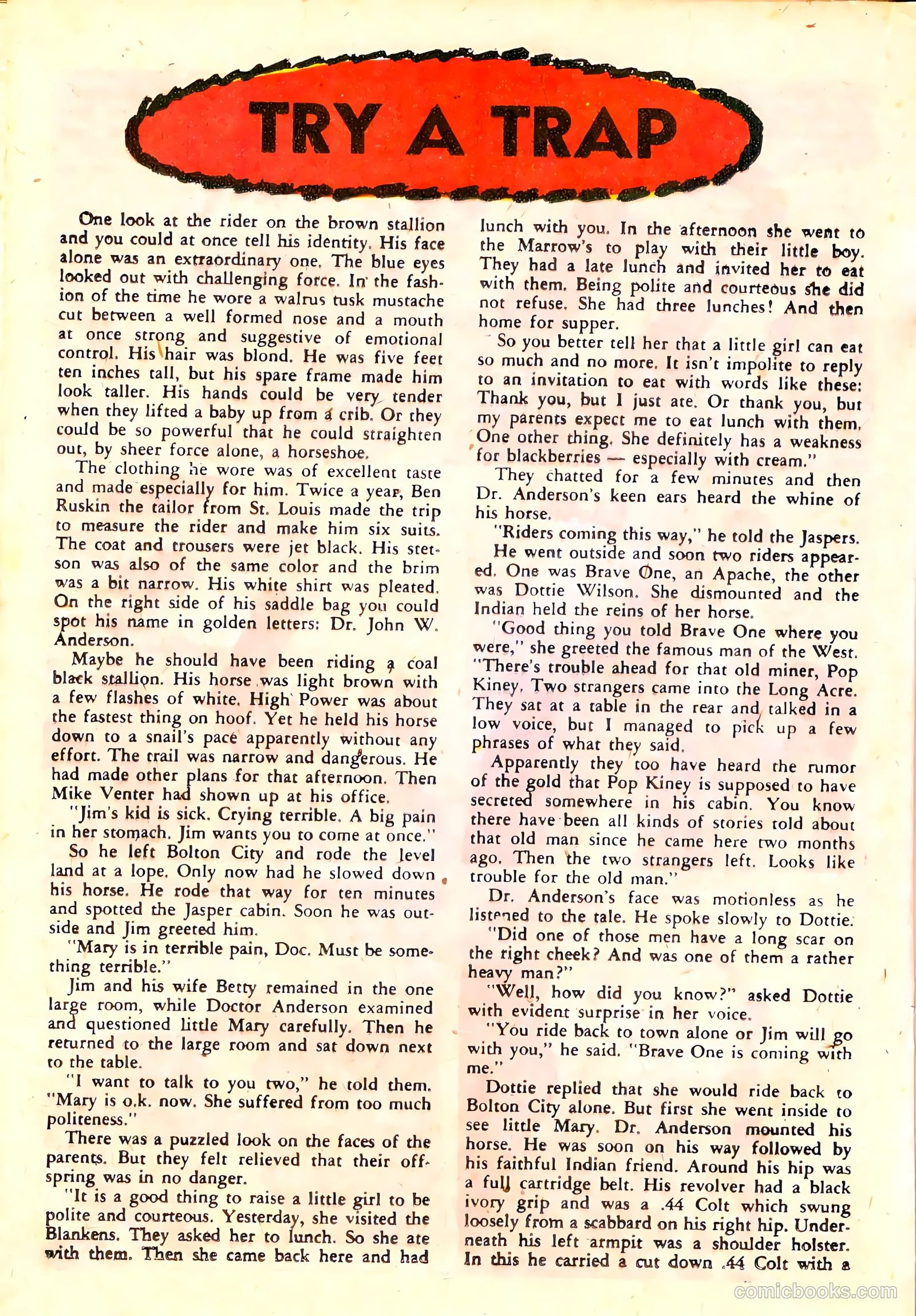 Sheriff of Tombstone #1 (1958) — page 20 of 36
