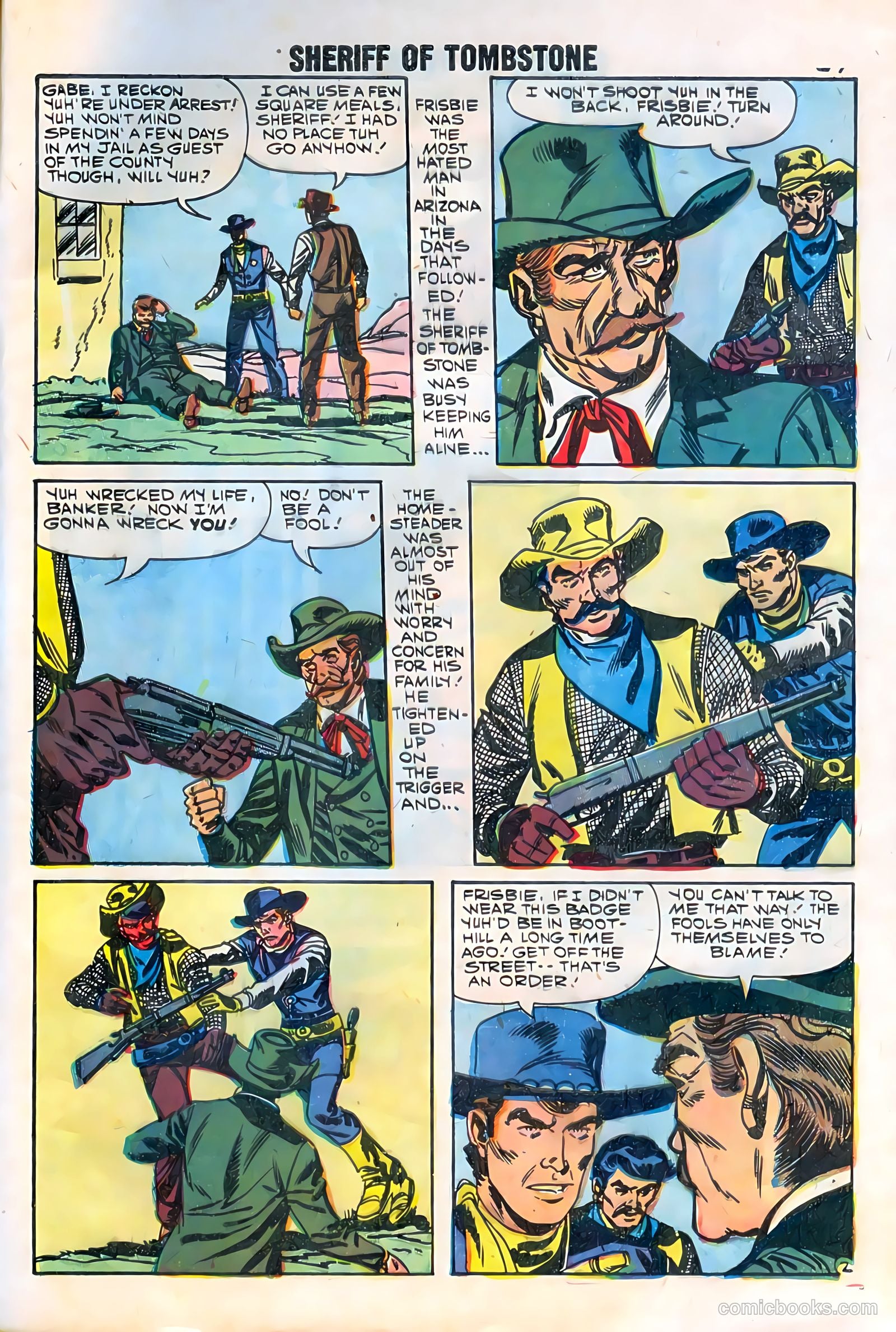 Sheriff of Tombstone #1 (1958) — page 29 of 36