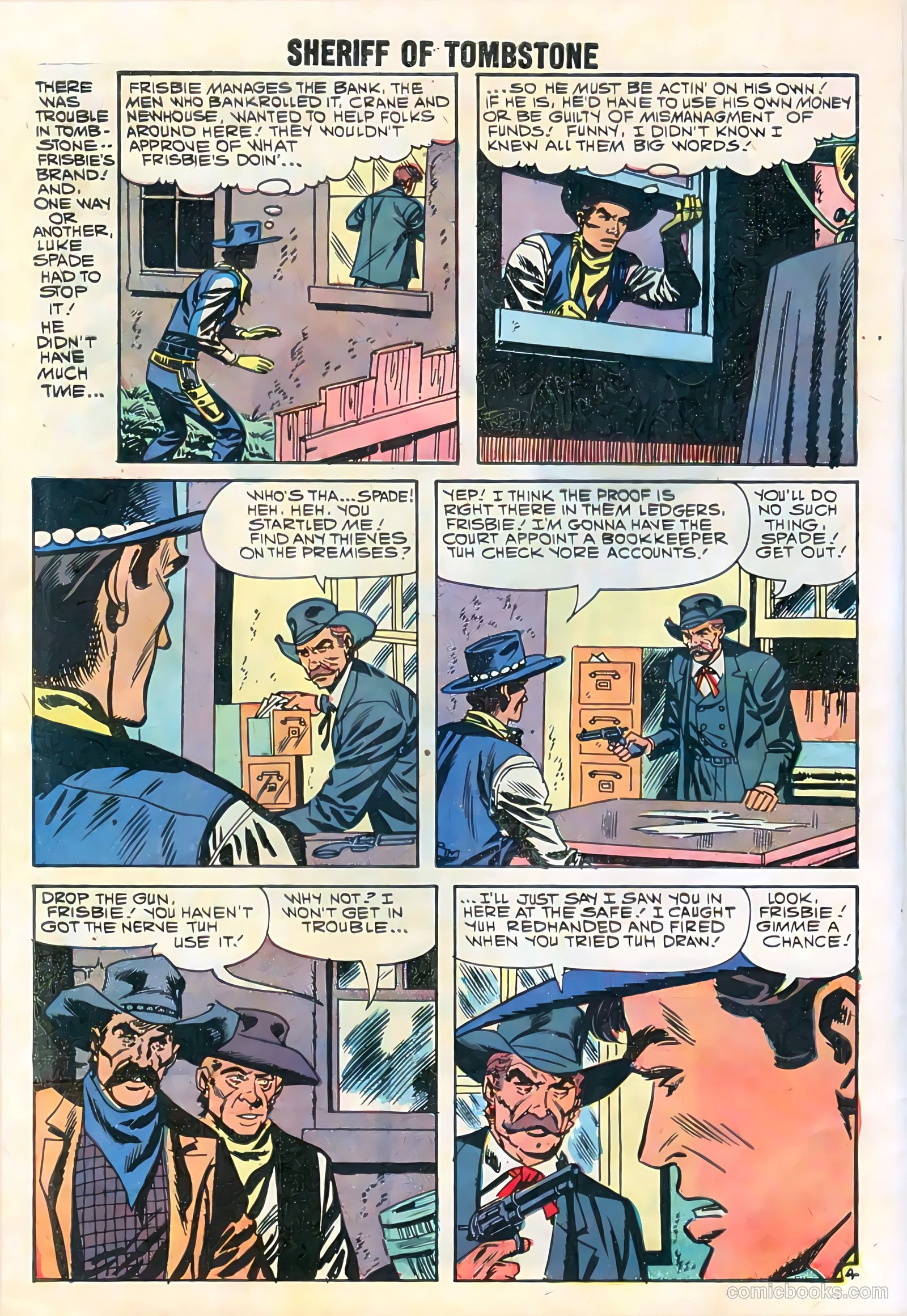 Sheriff of Tombstone #1 (1958) — page 32 of 36