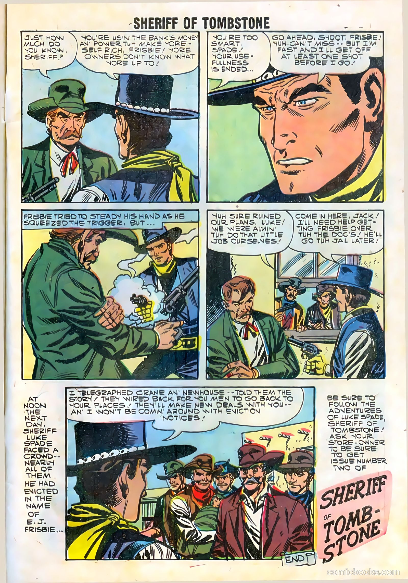 Sheriff of Tombstone #1 (1958) — page 33 of 36