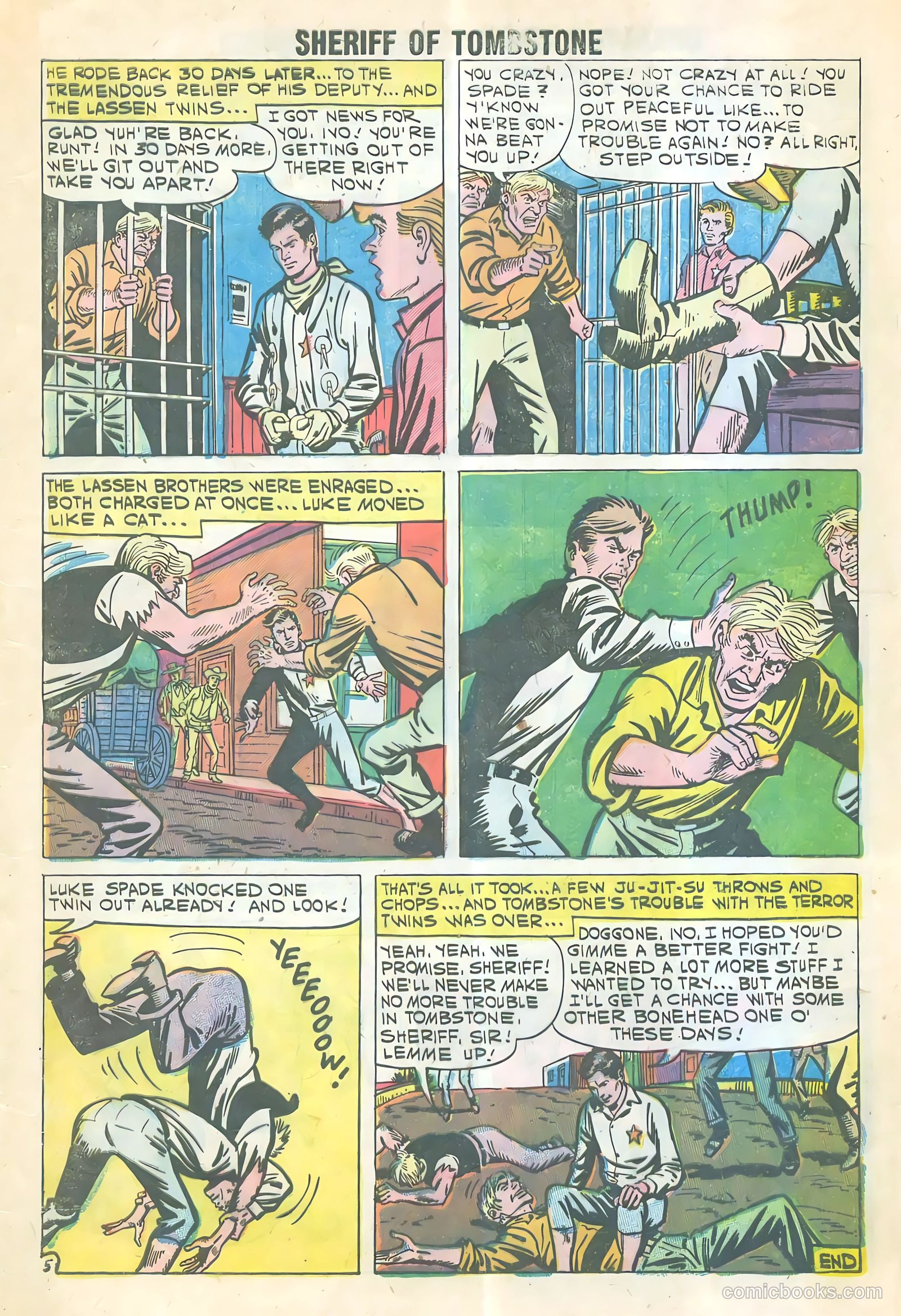 Sheriff of Tombstone #12 (1960) — page 8 of 36