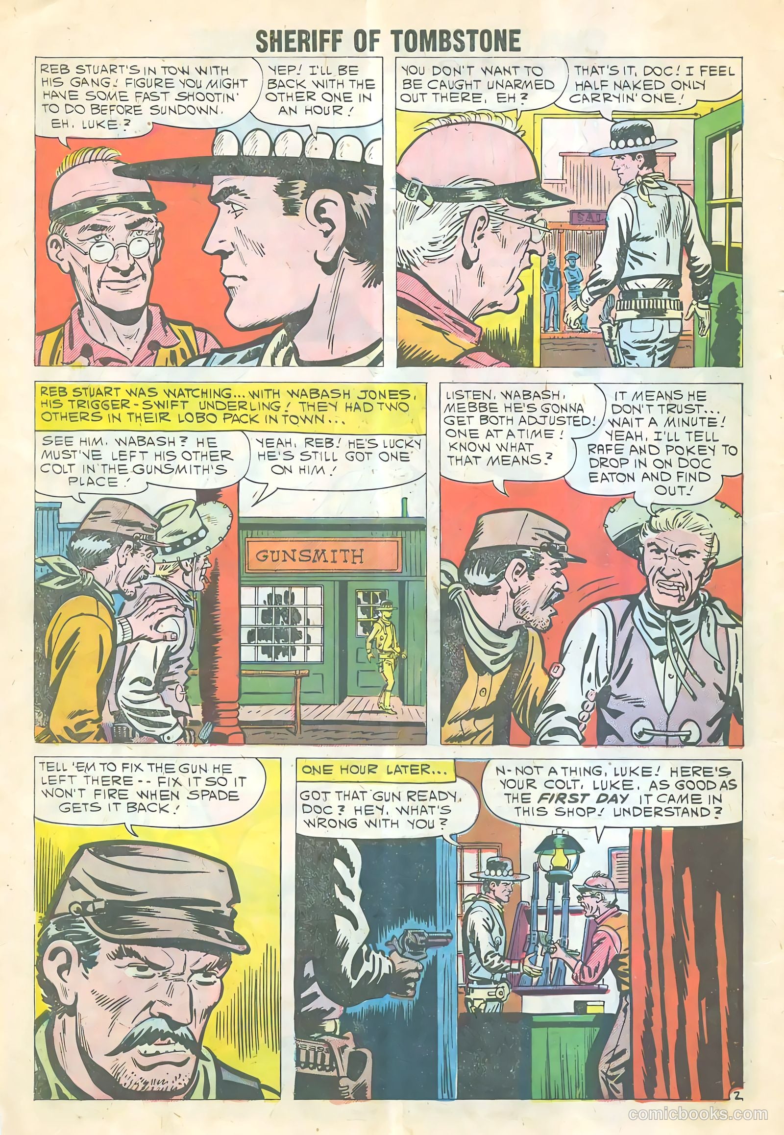 Sheriff of Tombstone #12 (1960) — page 10 of 36