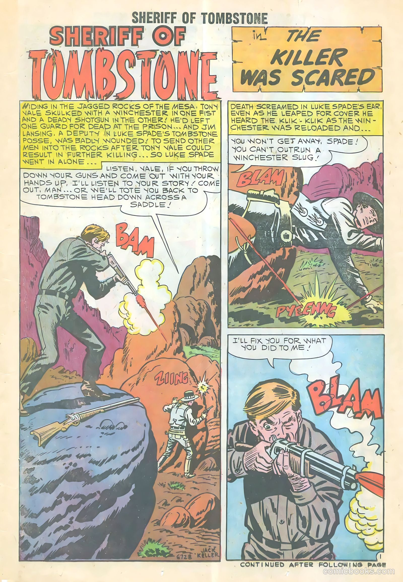 Sheriff of Tombstone #12 (1960) — page 14 of 36