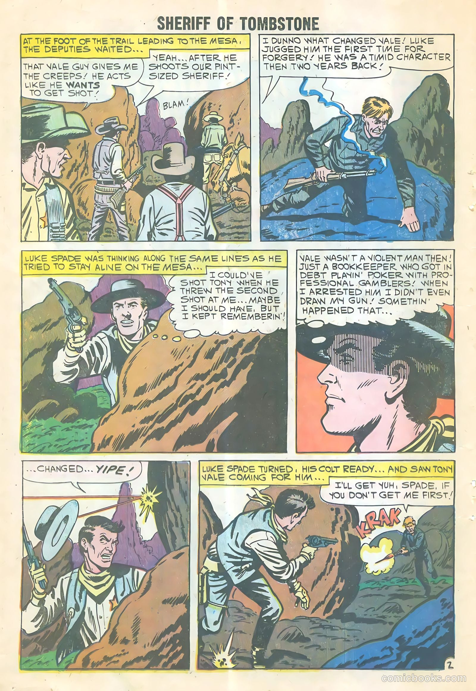Sheriff of Tombstone #12 (1960) — page 16 of 36