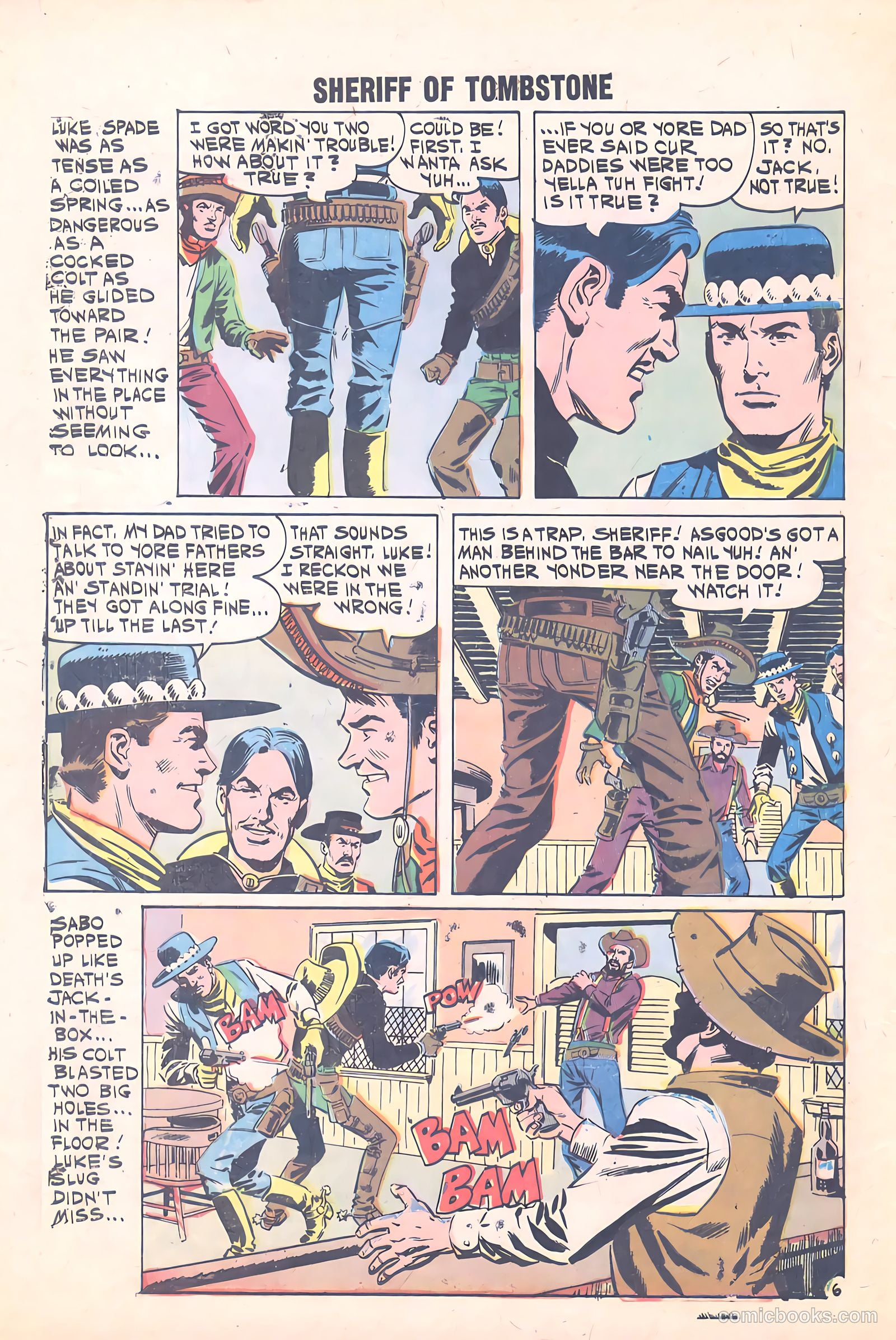 Sheriff of Tombstone #14 (1961) — page 32 of 35