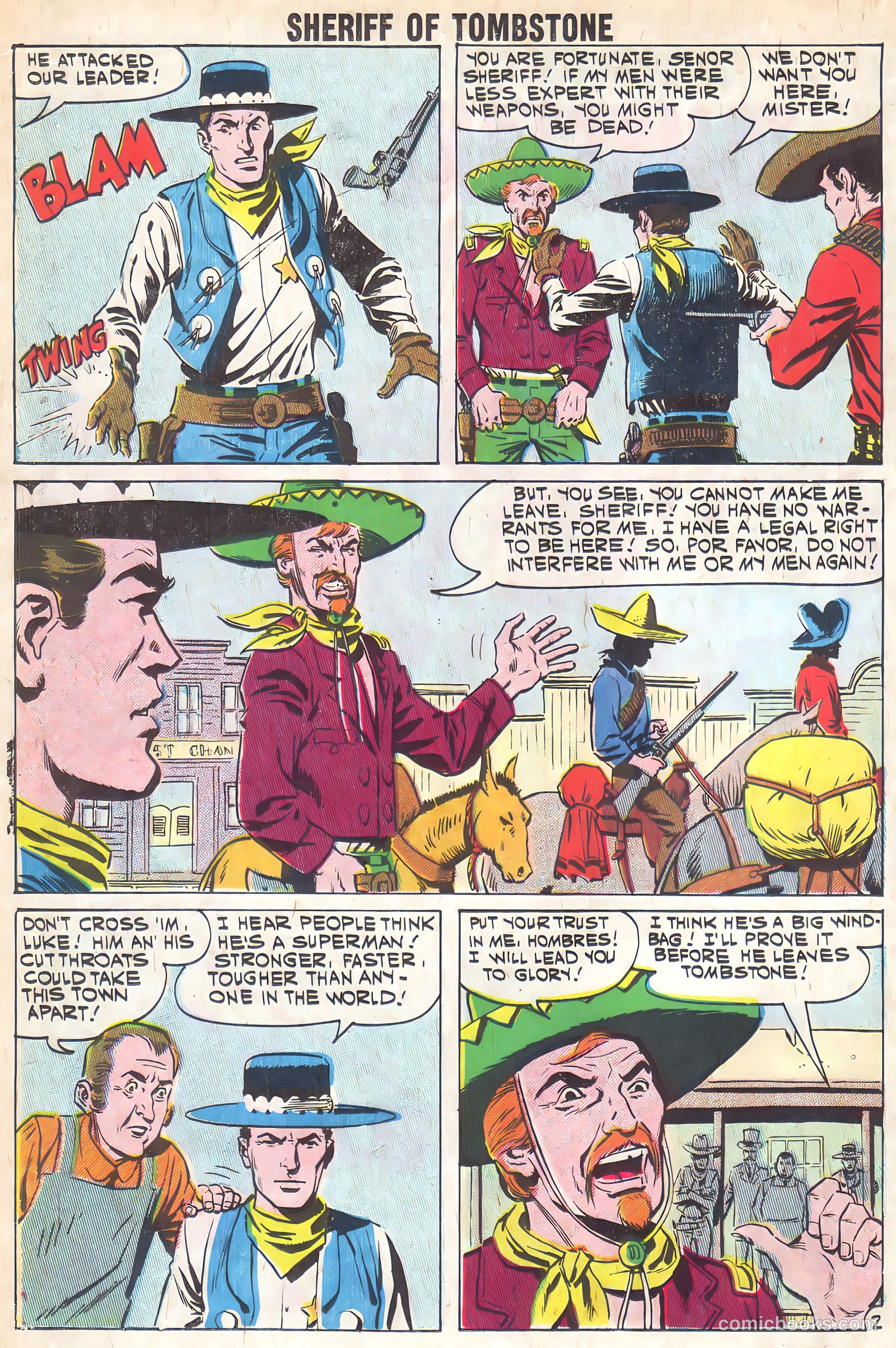 Sheriff of Tombstone #15 (1961) — page 18 of 36