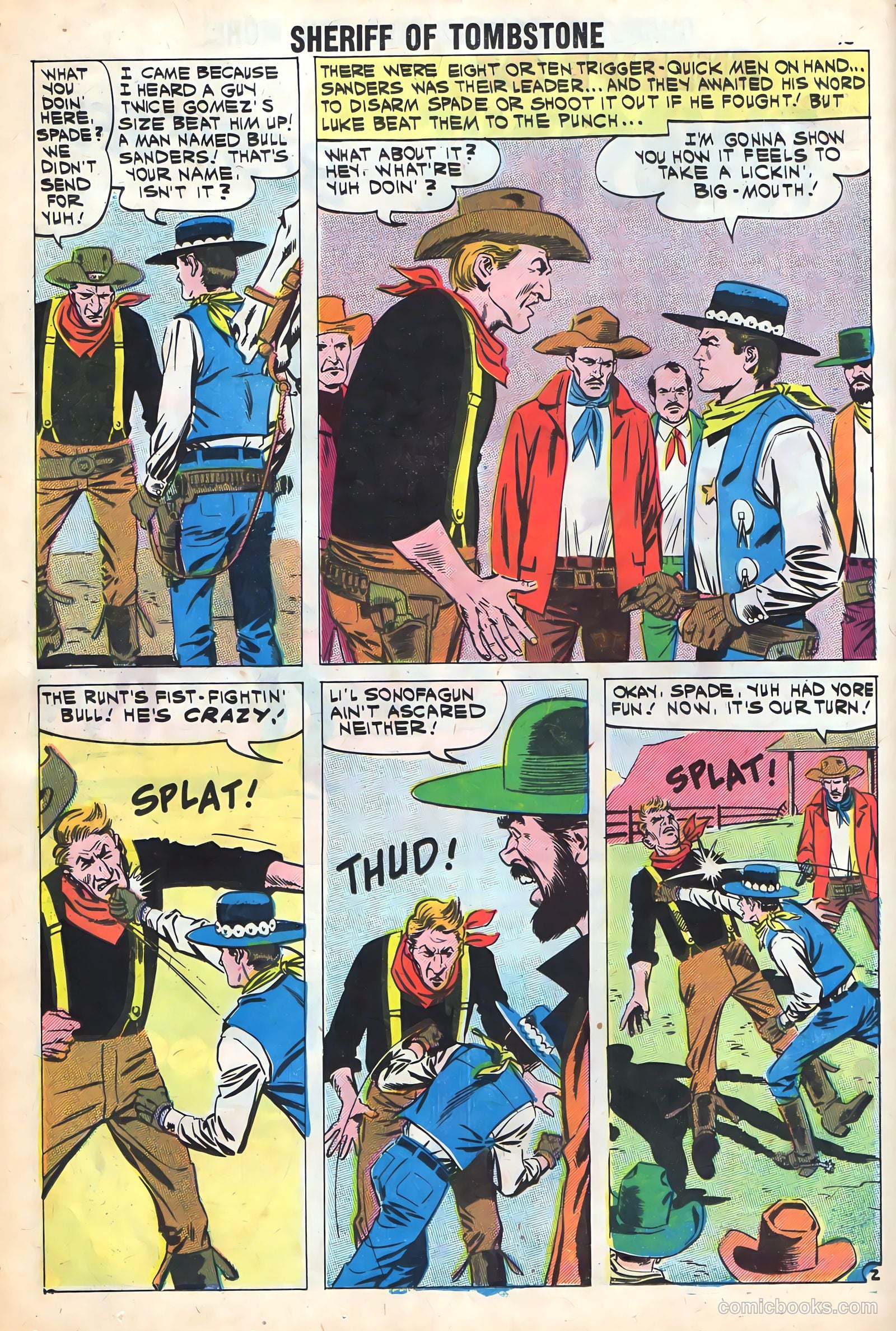 Sheriff of Tombstone #16 (1961) — page 12 of 36