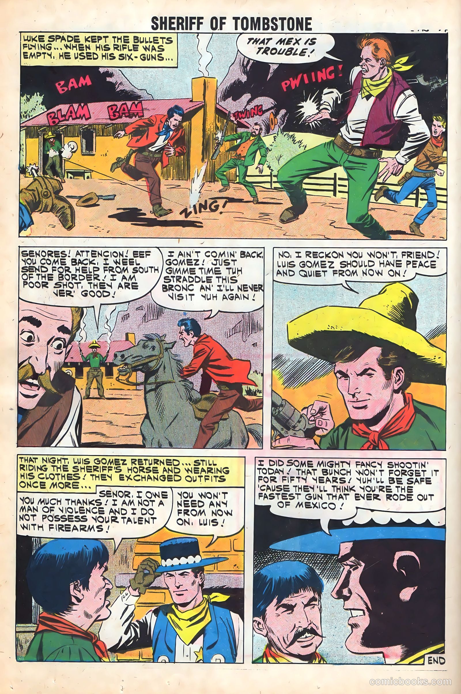 Sheriff of Tombstone #16 (1961) — page 16 of 36