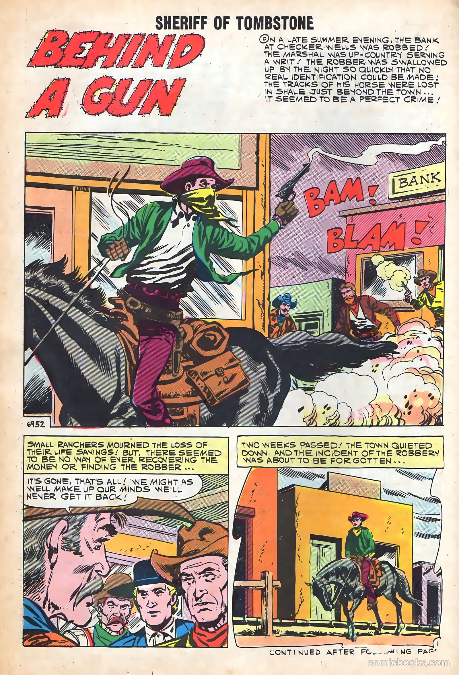 Sheriff of Tombstone #16 (1961) — page 30 of 36