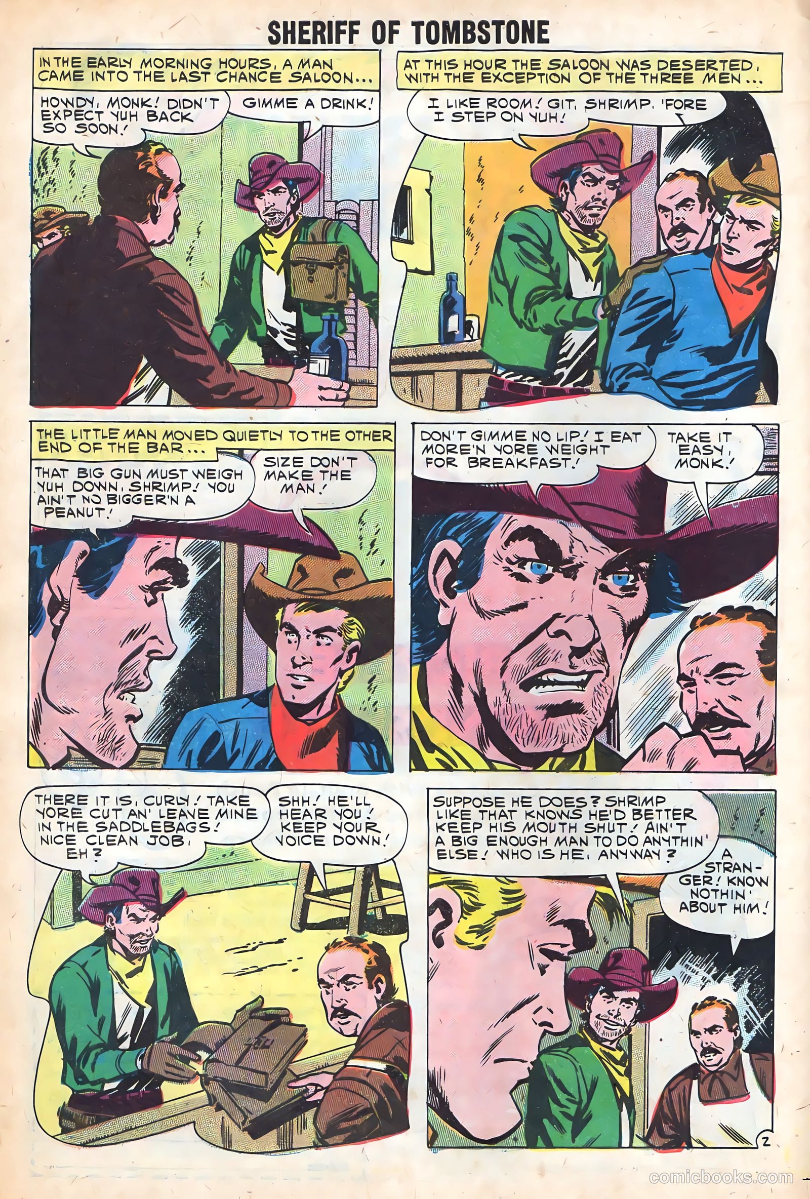 Sheriff of Tombstone #16 (1961) — page 32 of 36