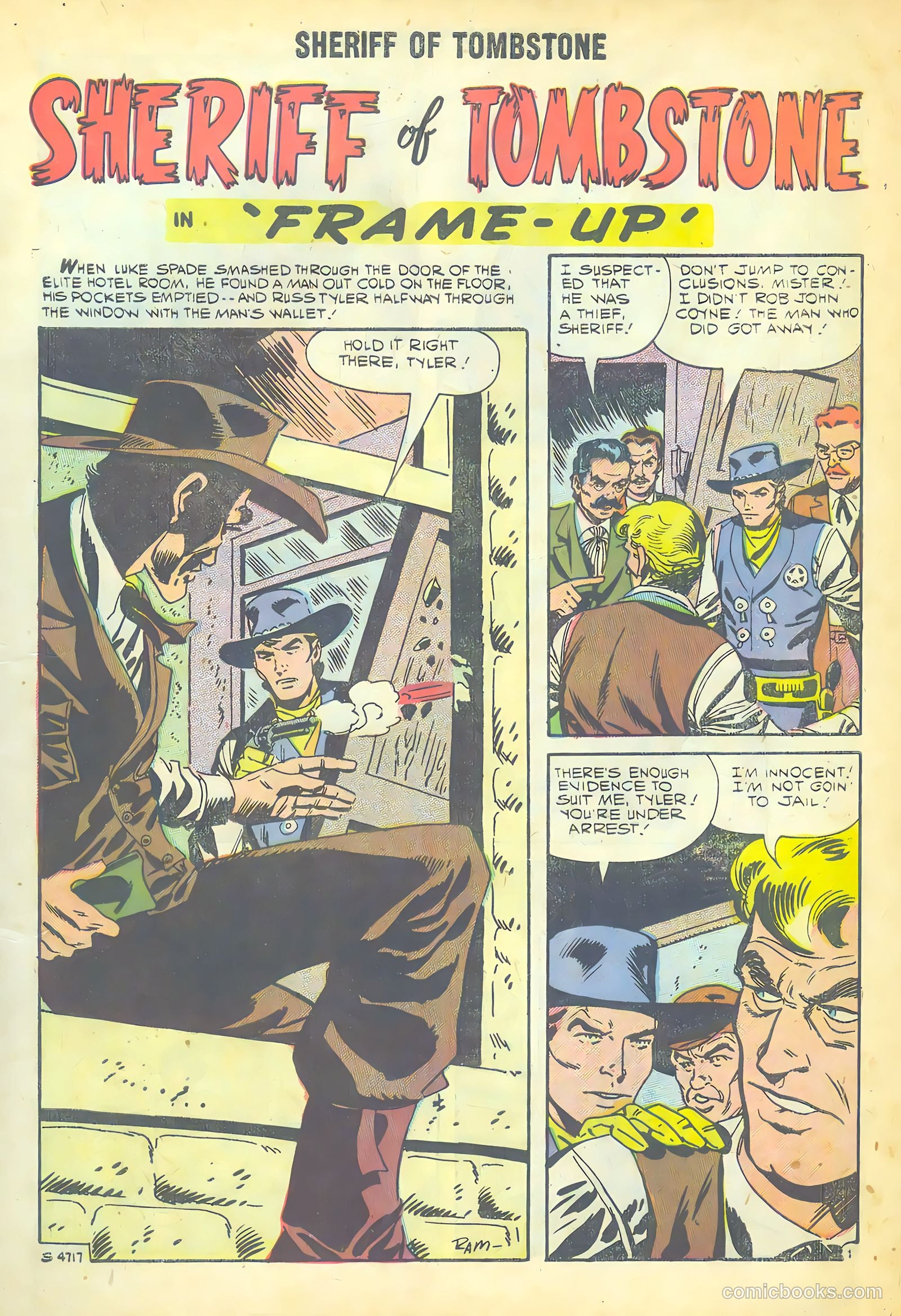 Sheriff of Tombstone #2 (1959) — page 3 of 36