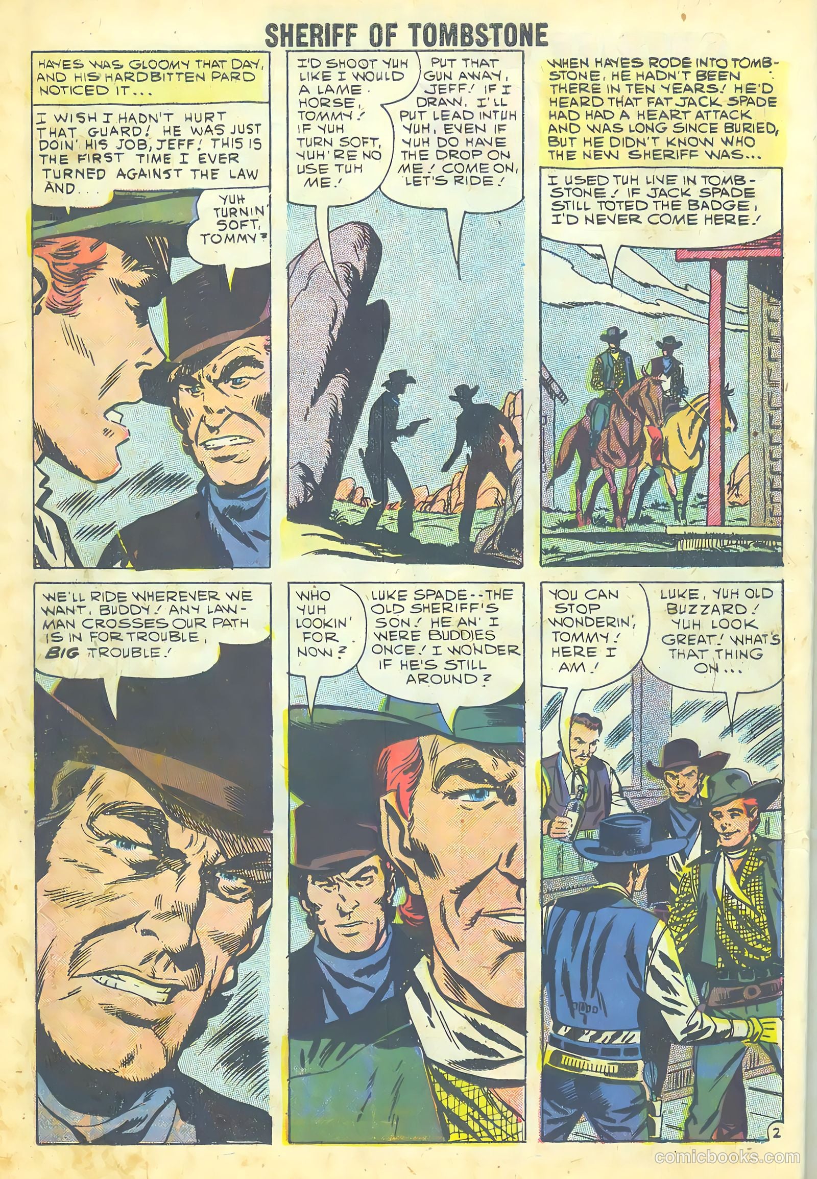 Sheriff of Tombstone #2 (1959) — page 10 of 36