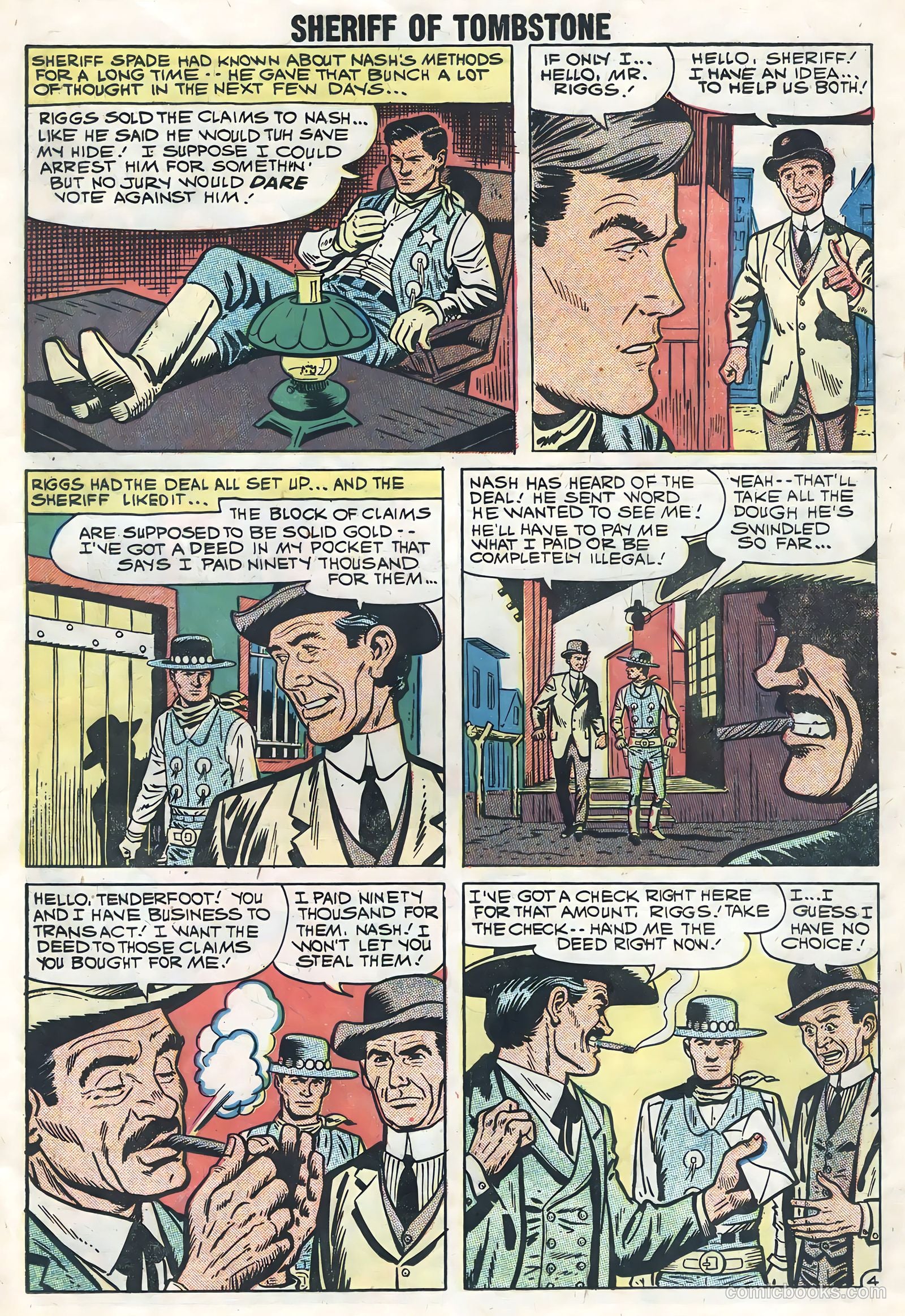 Sheriff of Tombstone #3 (1959) — page 19 of 35