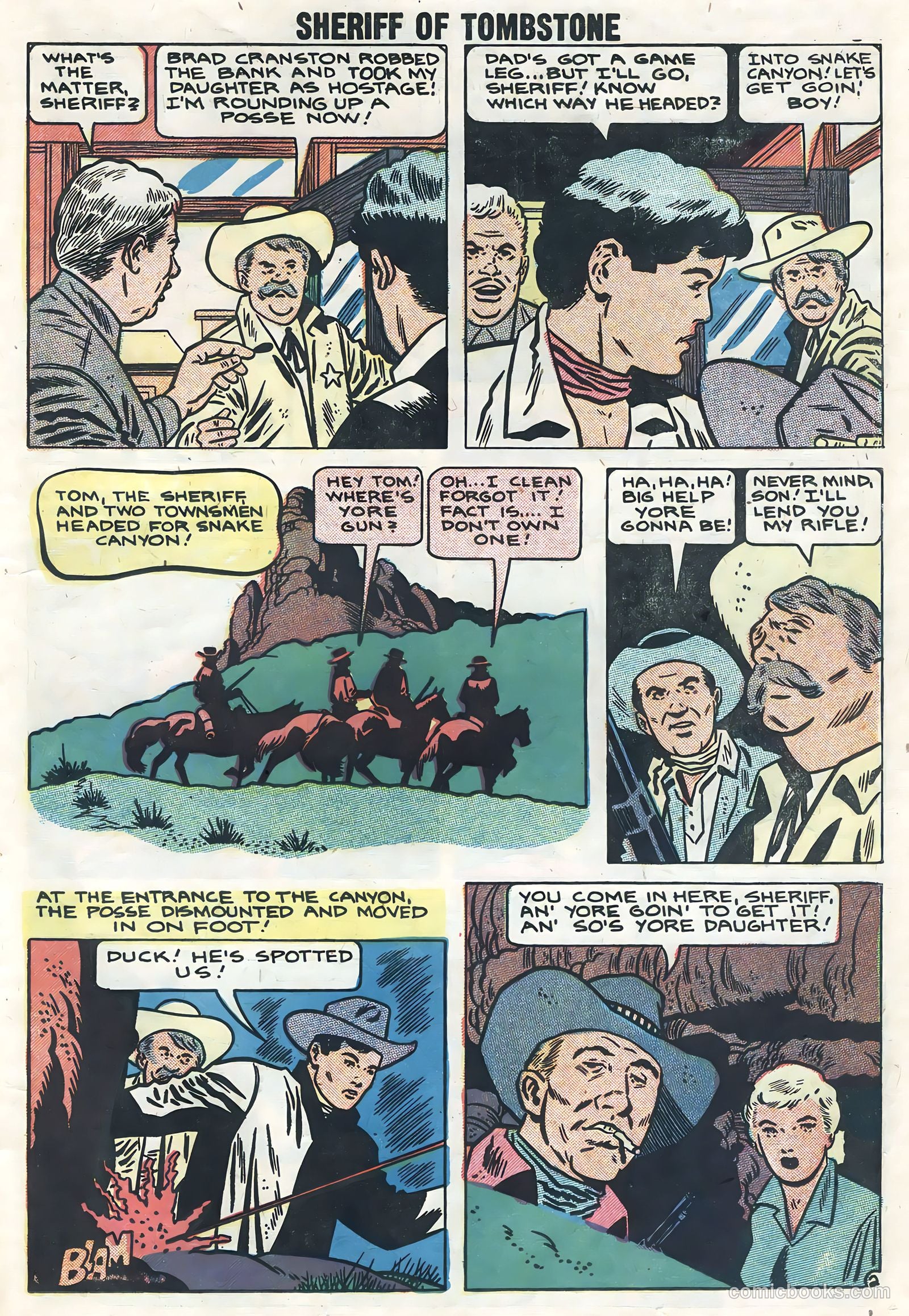 Sheriff of Tombstone #3 (1959) — page 23 of 35