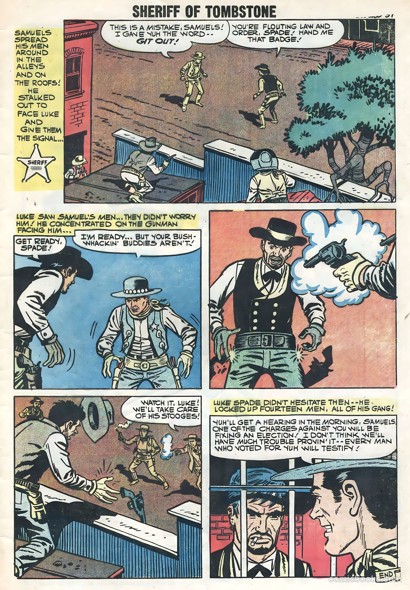 Sheriff of Tombstone #3 (1959) — page 32 of 35