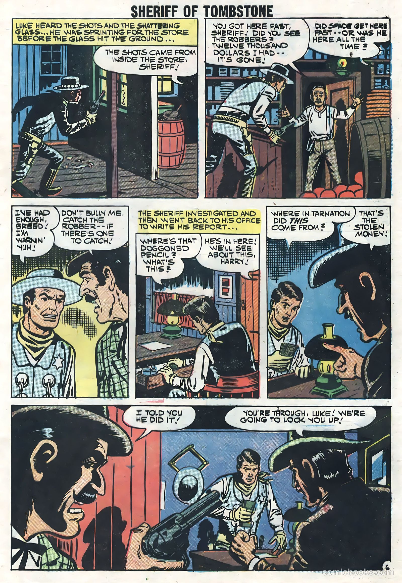 Sheriff of Tombstone #4 (1959) — page 9 of 36