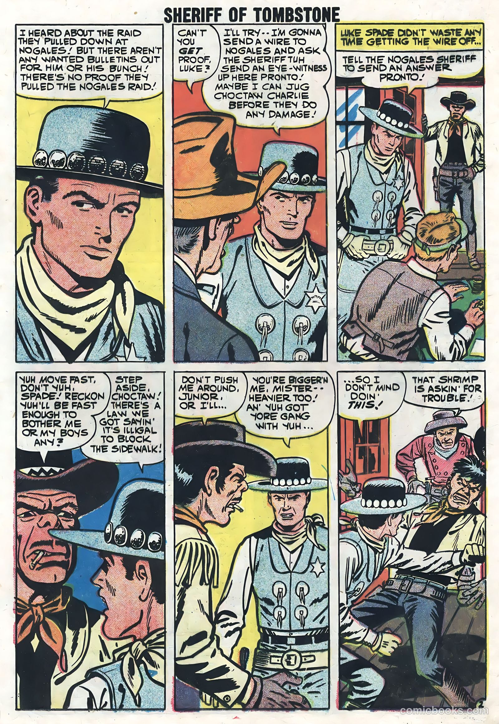 Sheriff of Tombstone #4 (1959) — page 17 of 36