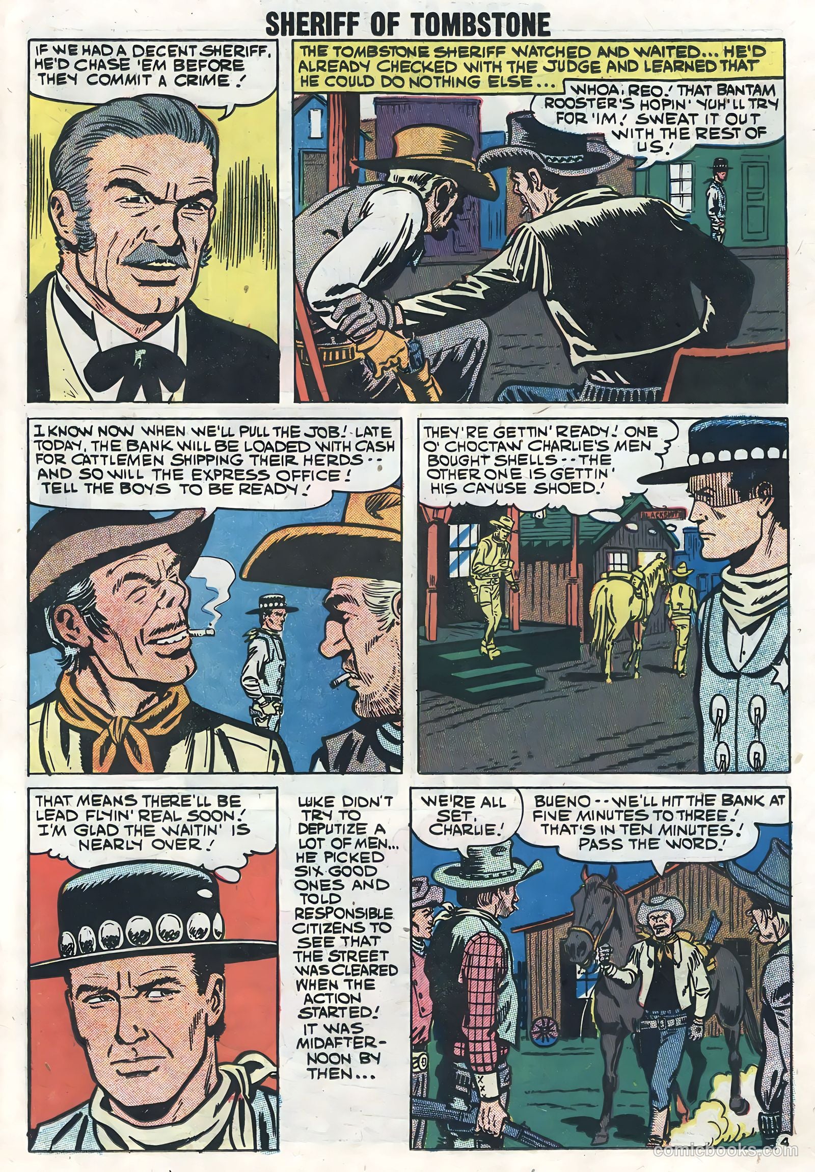 Sheriff of Tombstone #4 (1959) — page 19 of 36