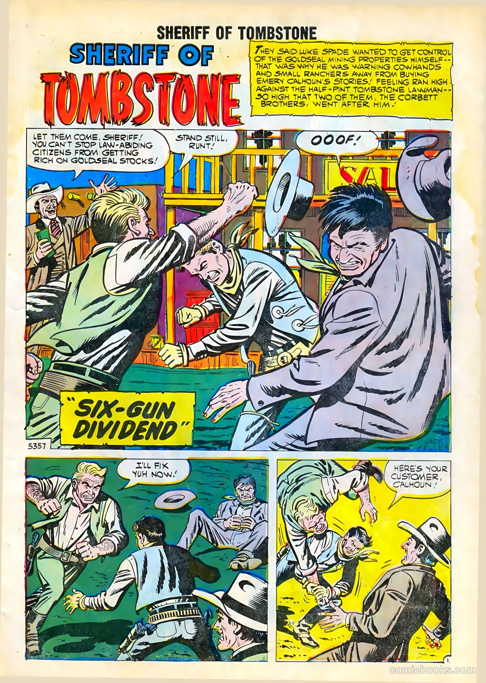 Sheriff of Tombstone #5 (1959) — page 3 of 36