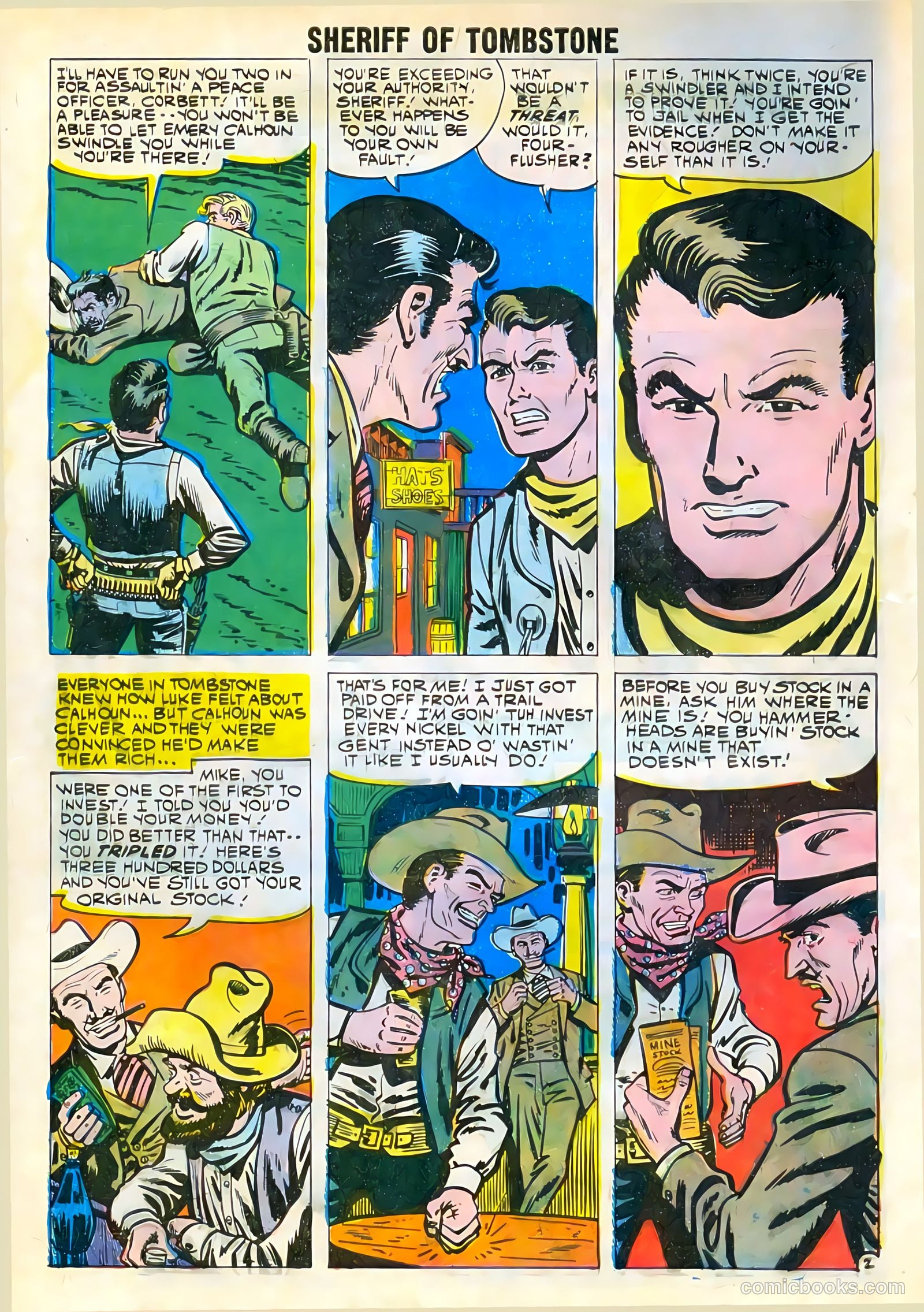 Sheriff of Tombstone #5 (1959) — page 4 of 36
