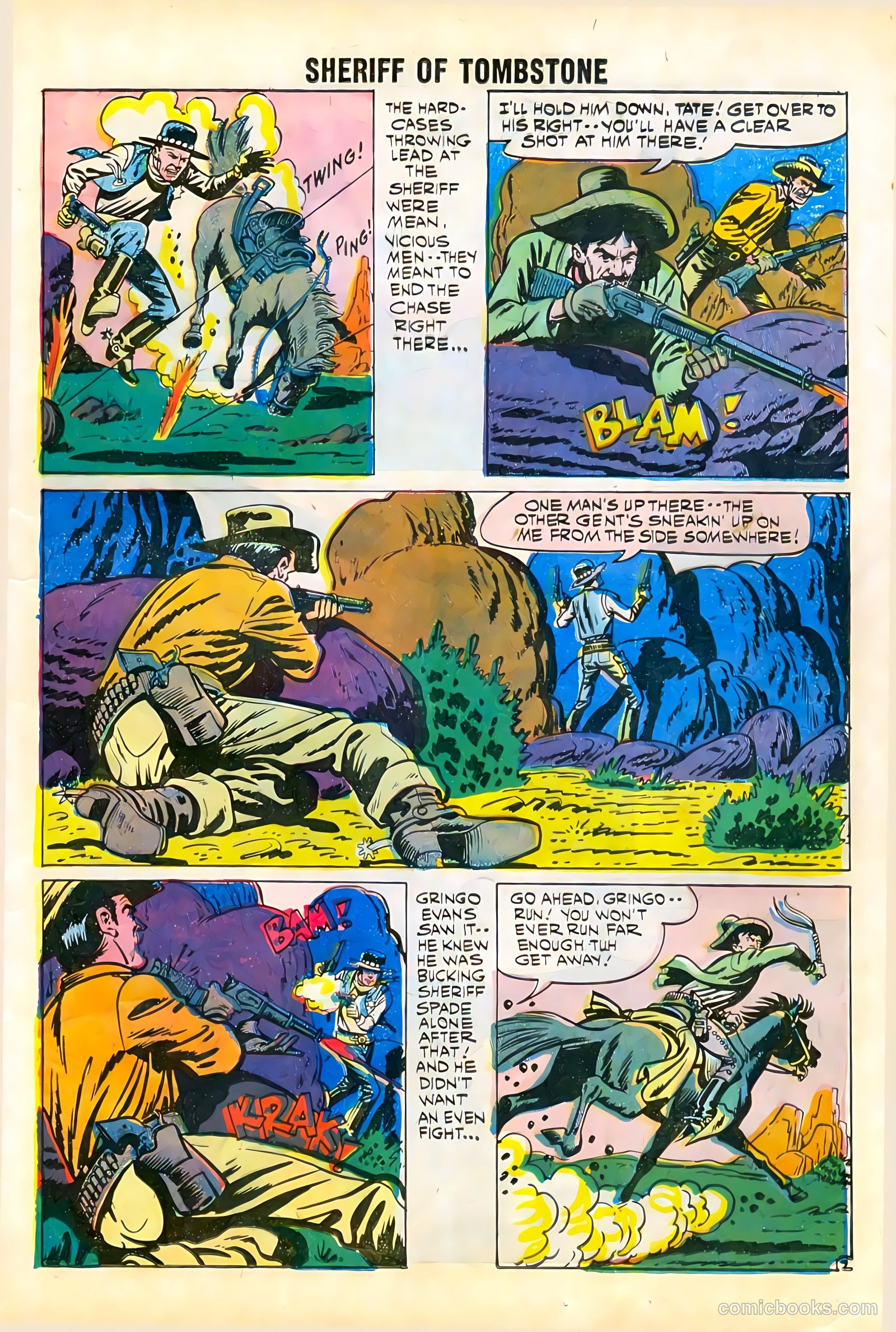 Sheriff of Tombstone #5 (1959) — page 13 of 36