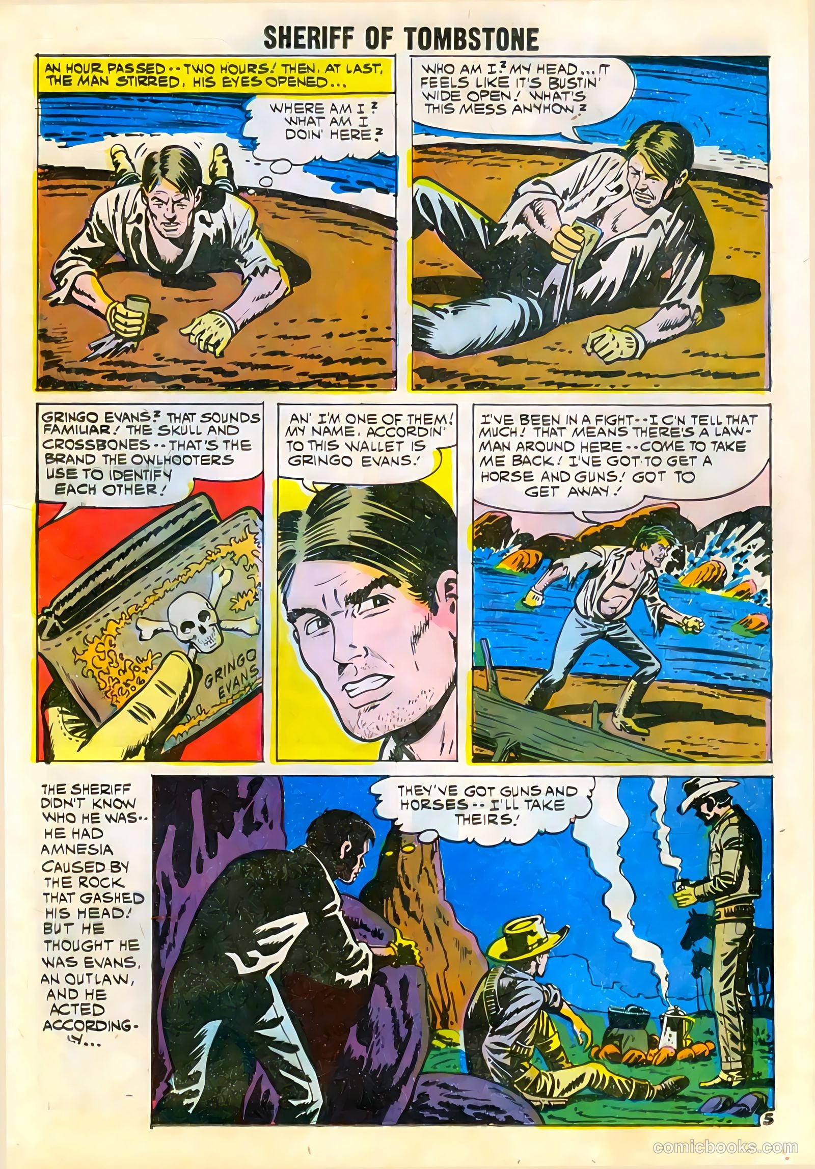Sheriff of Tombstone #5 (1959) — page 17 of 36