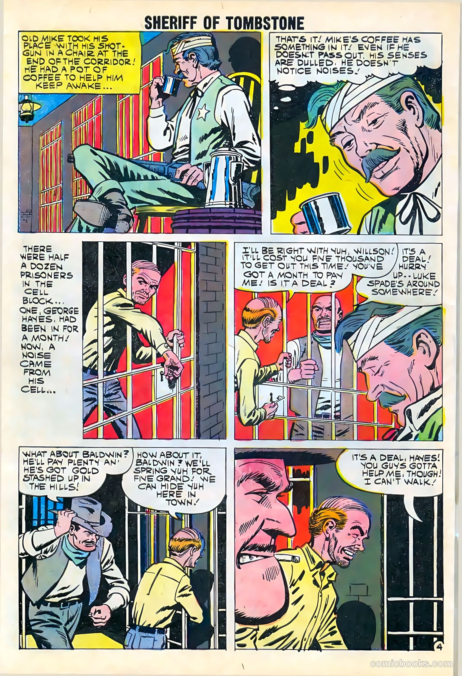 Sheriff of Tombstone #5 (1959) — page 32 of 36