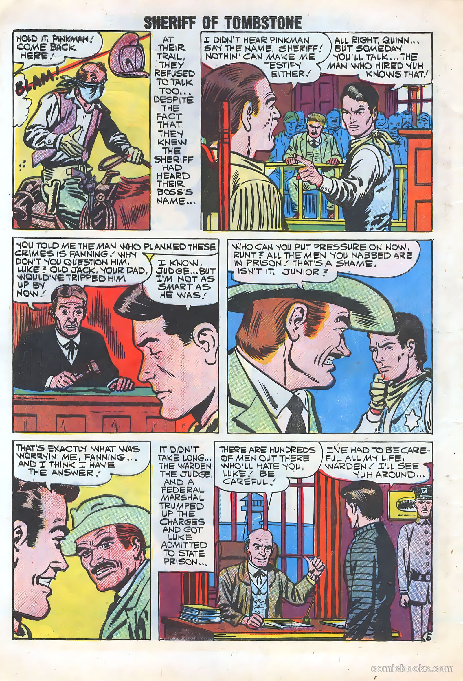 Sheriff of Tombstone #6 (1959) — page 8 of 36
