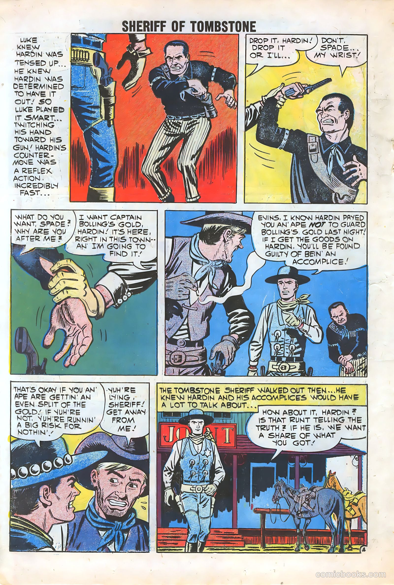 Sheriff of Tombstone #6 (1959) — page 18 of 36