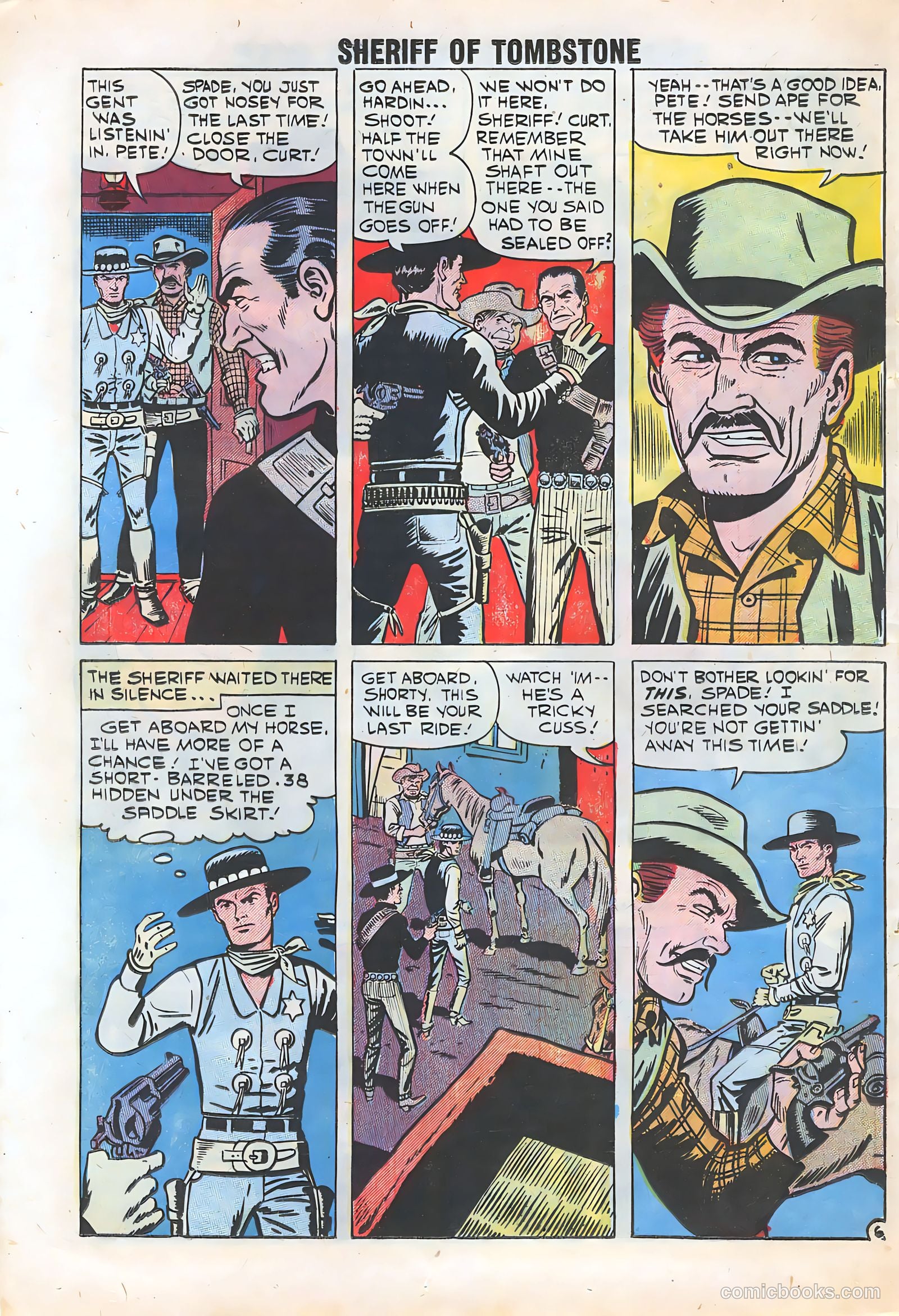 Sheriff of Tombstone #6 (1959) — page 20 of 36
