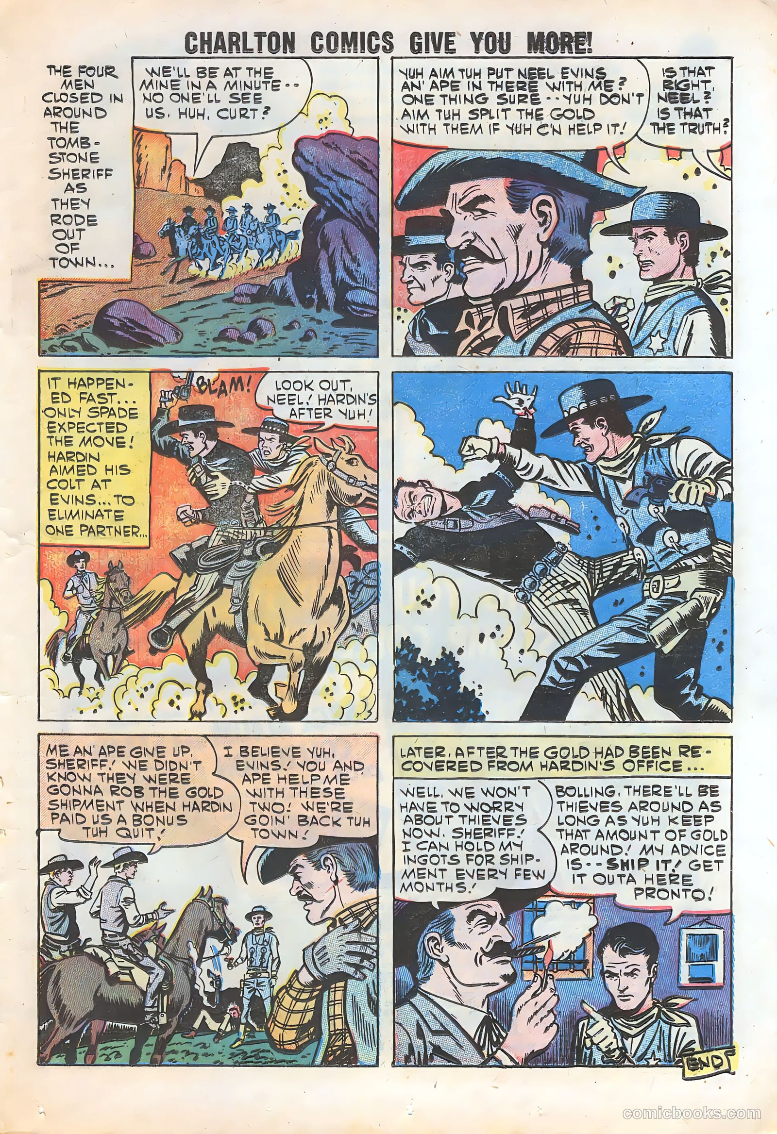 Sheriff of Tombstone #6 (1959) — page 21 of 36