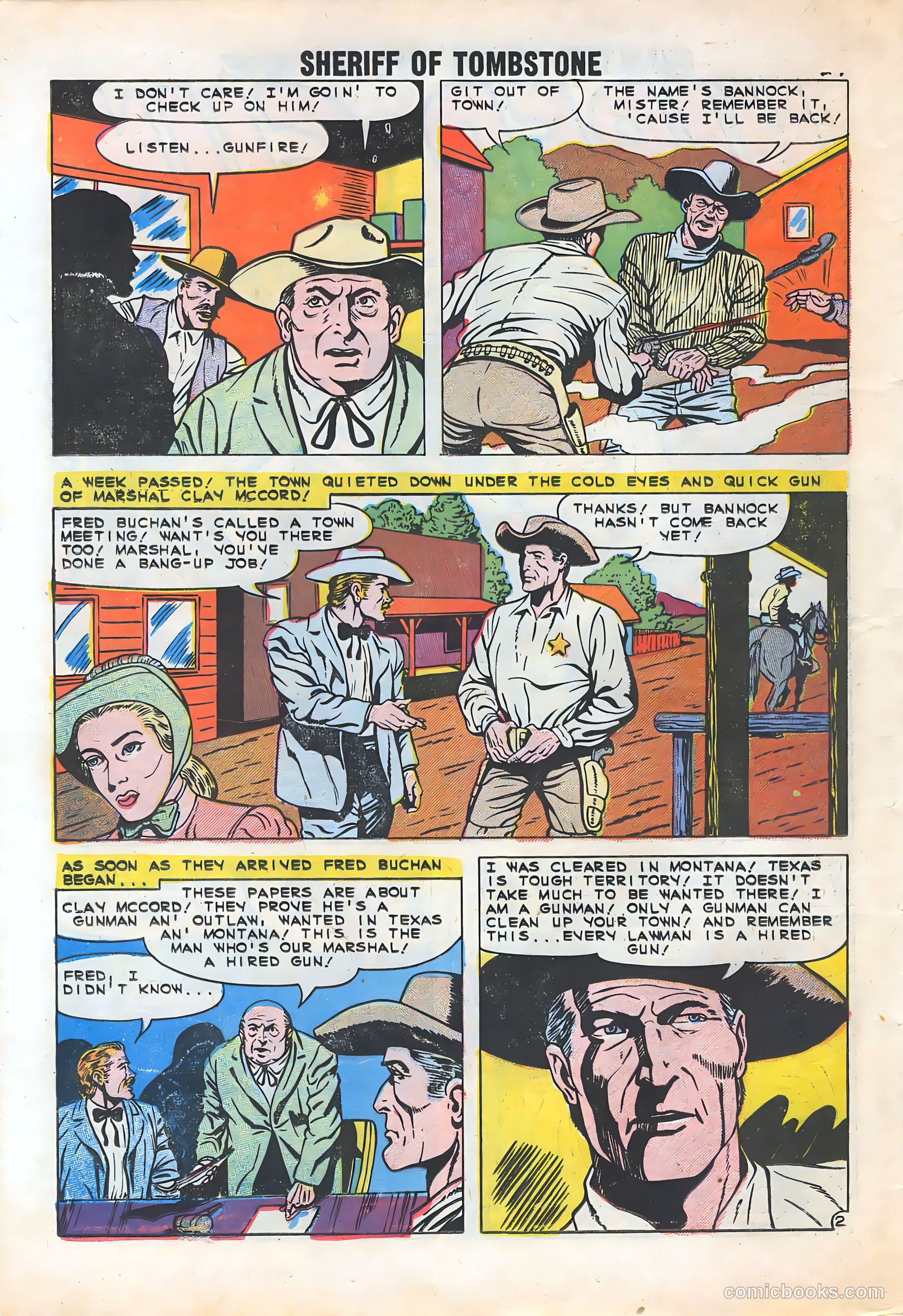 Sheriff of Tombstone #6 (1959) — page 26 of 36