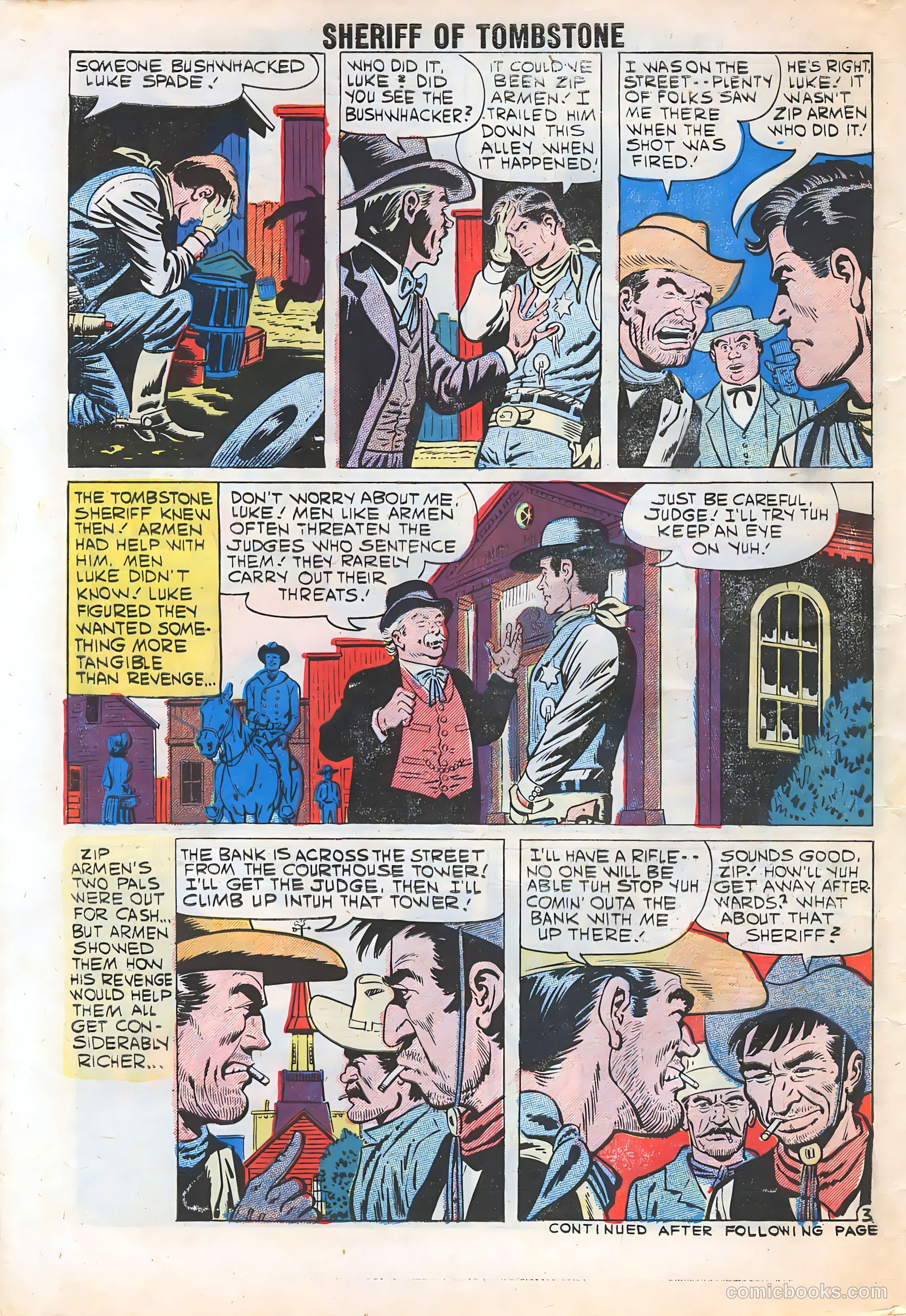 Sheriff of Tombstone #6 (1959) — page 30 of 36