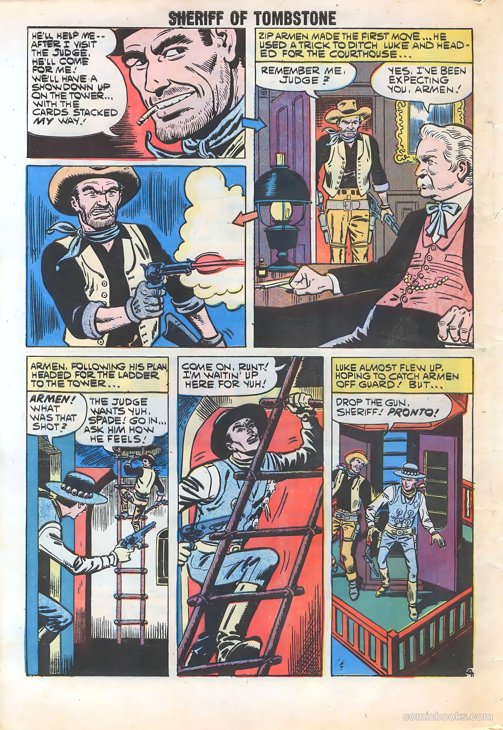 Sheriff of Tombstone #6 (1959) — page 32 of 36