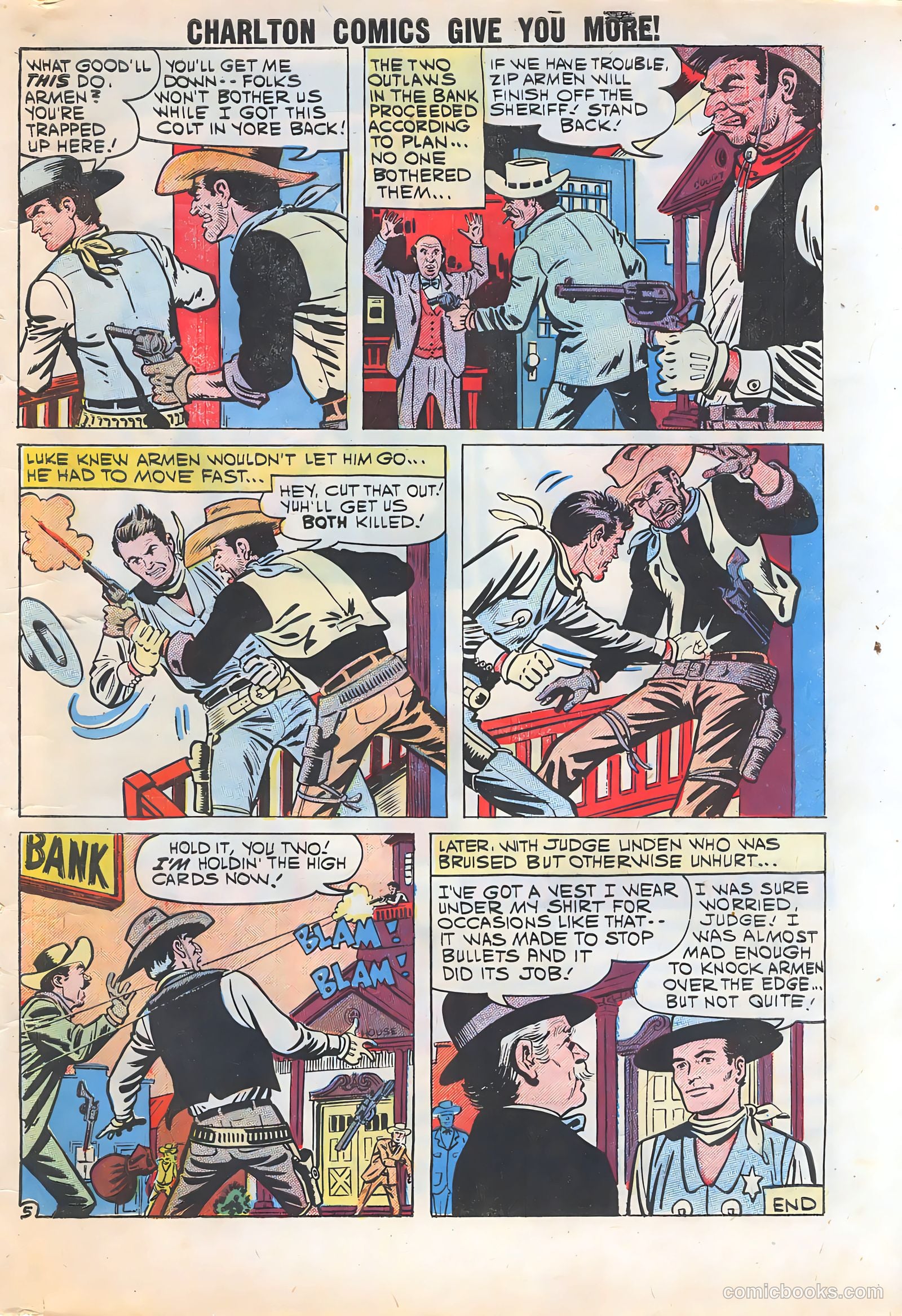 Sheriff of Tombstone #6 (1959) — page 33 of 36