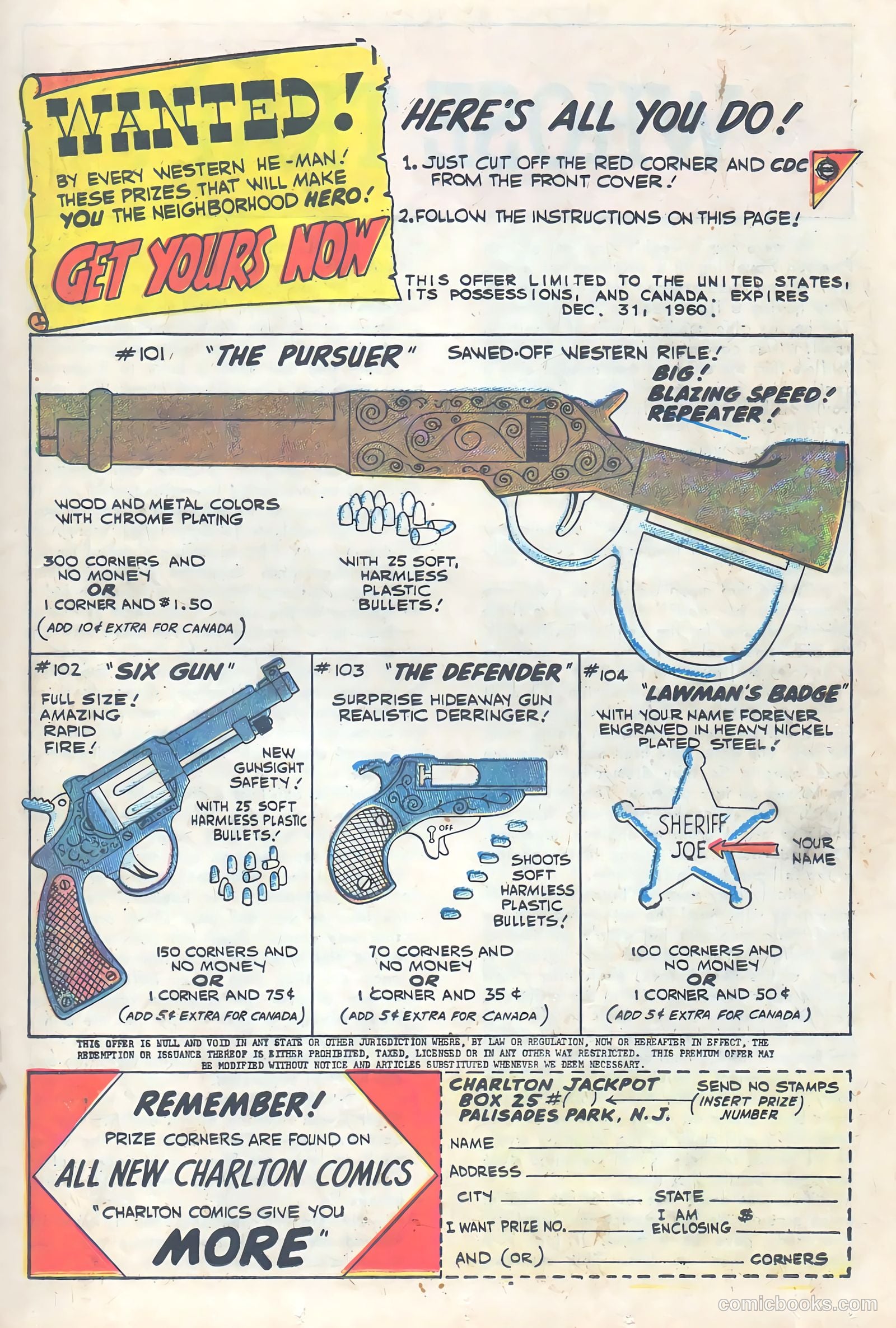 Sheriff of Tombstone #7 (1960) — page 19 of 36